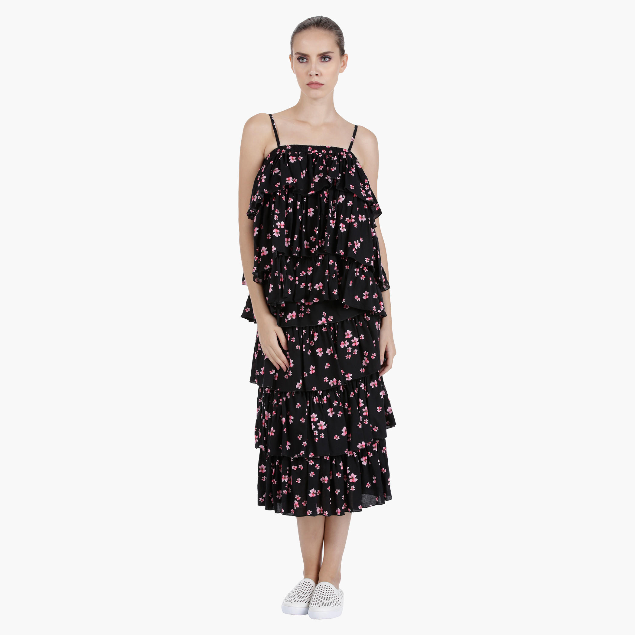 Printed Skirt in Regular Fit-women-clothing-bottoms-skirts-image-1
