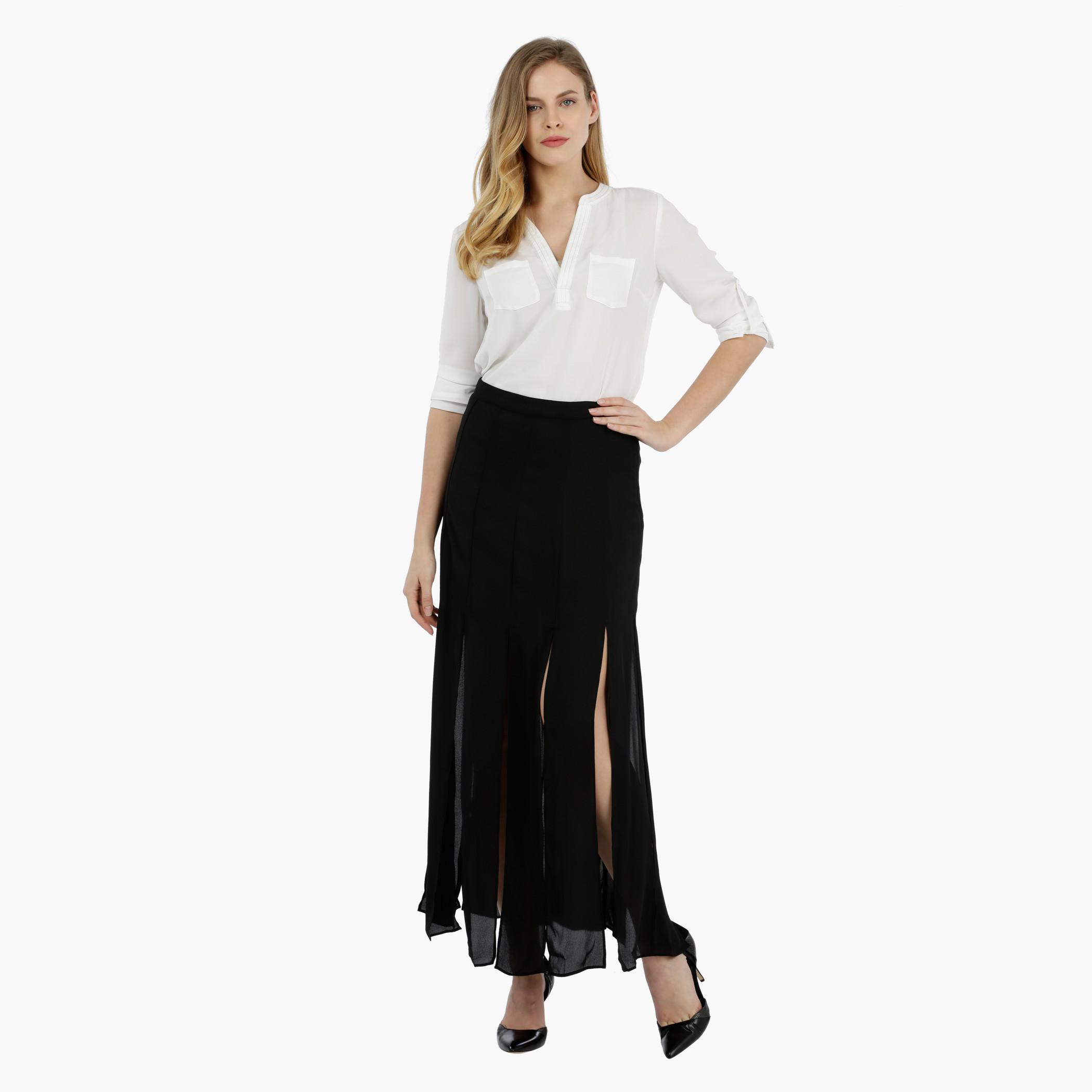 Maxi Skirt with Slit-women-clothing-bottoms-skirts-image-5