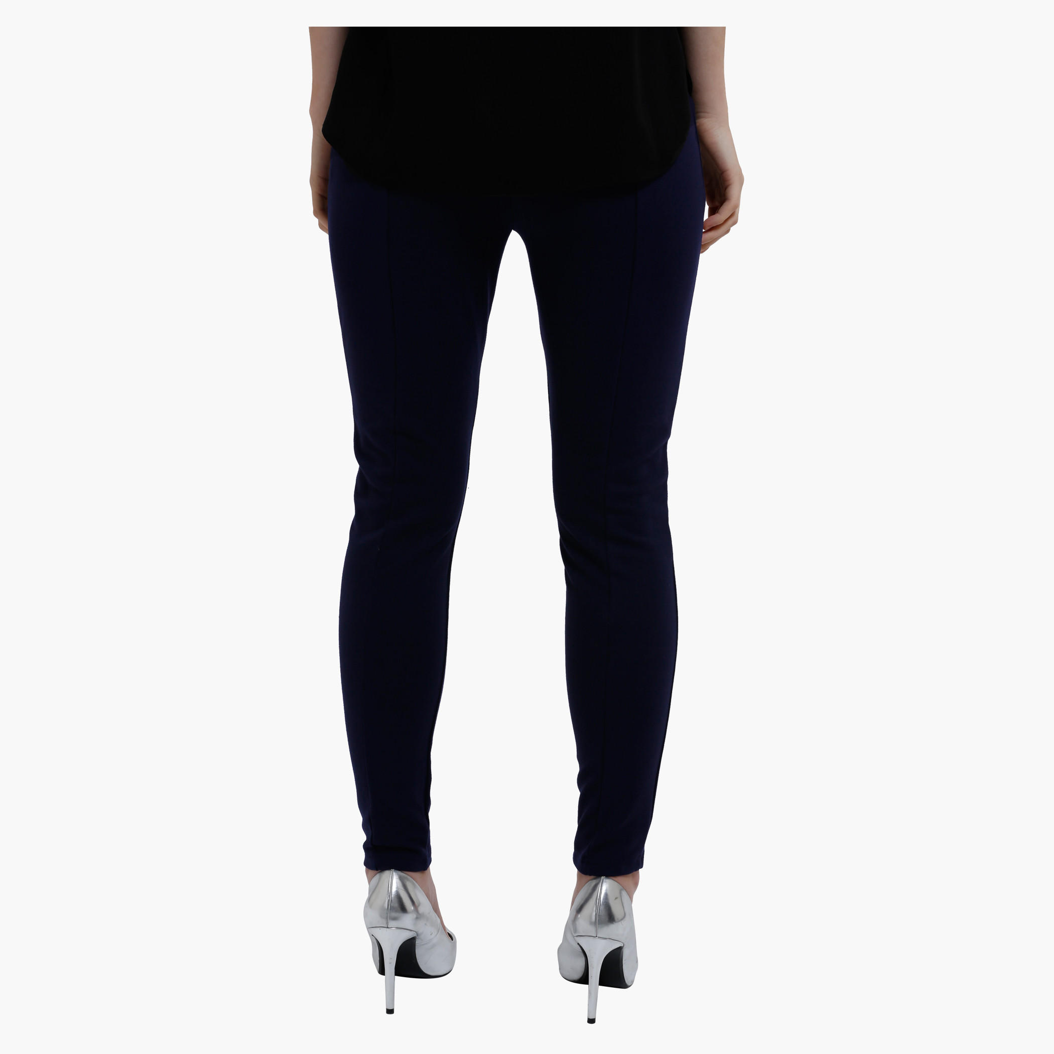 Full Length Leggings with Zip Detailing in Slim Fit-women-clothing-bottoms-leggings-image-2