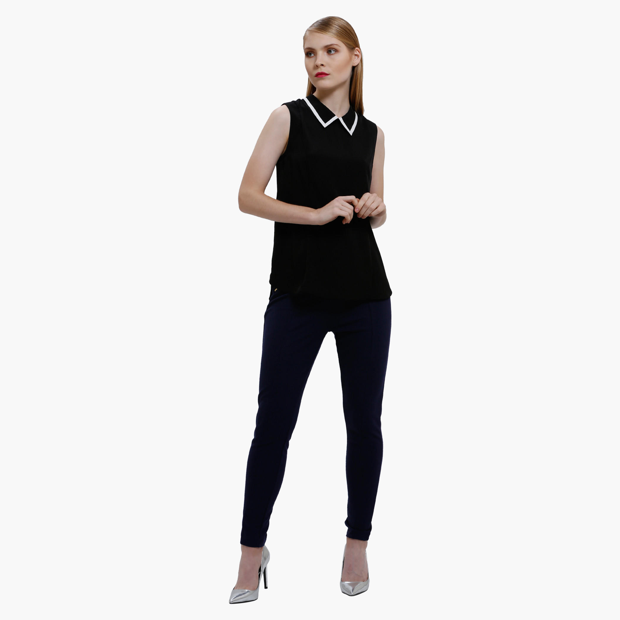 Full Length Leggings with Zip Detailing in Slim Fit-women-clothing-bottoms-leggings-image-5