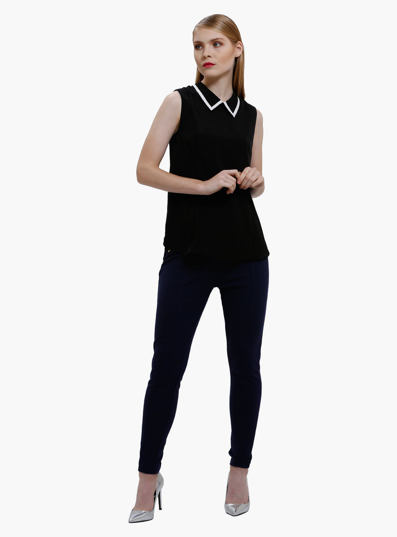 Full Length Leggings with Zip Detailing in Slim Fit-women-clothing-bottoms-leggings-image-5