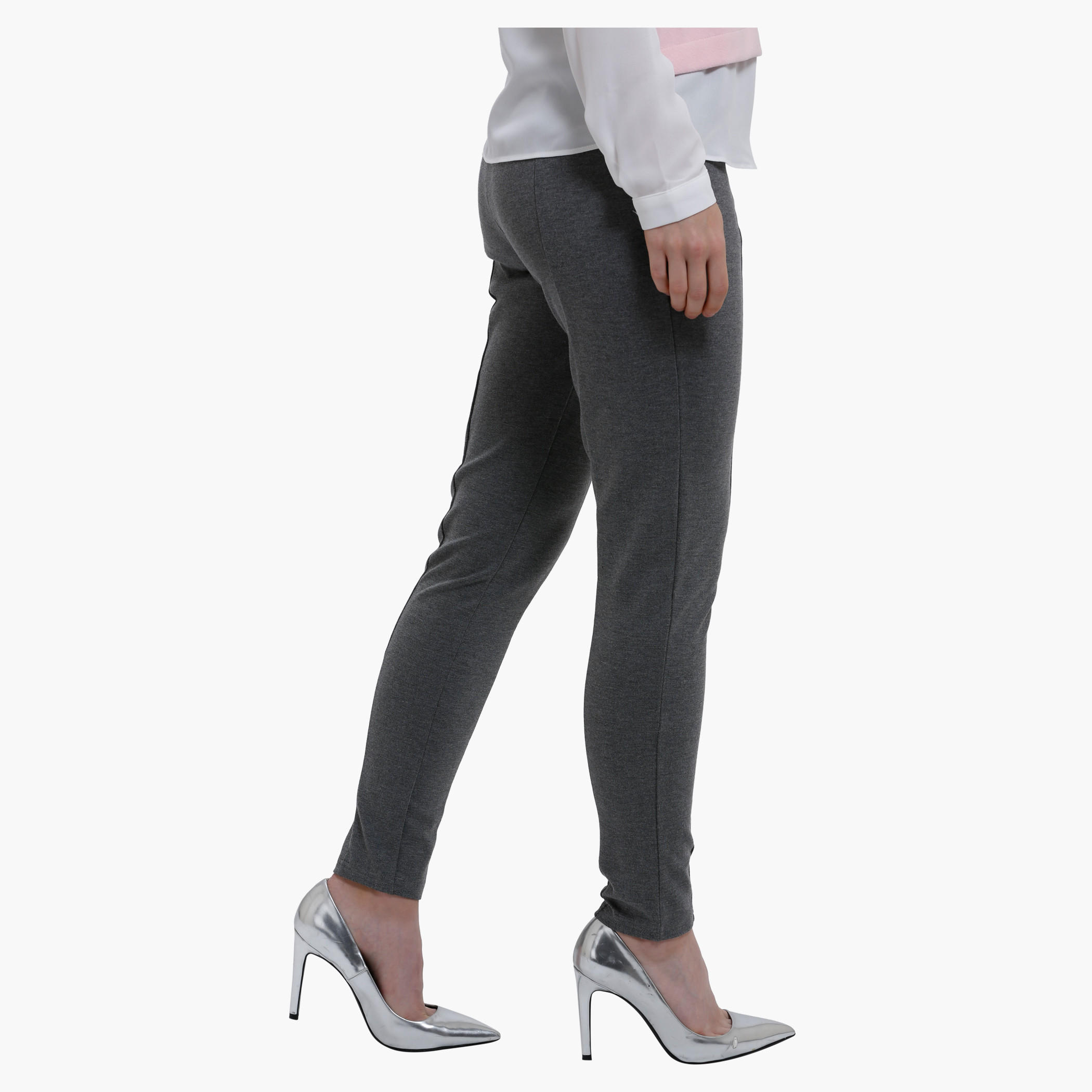 Full Length Leggings with Zip Detailing in Slim Fit-women-clothing-bottoms-leggings-image-3