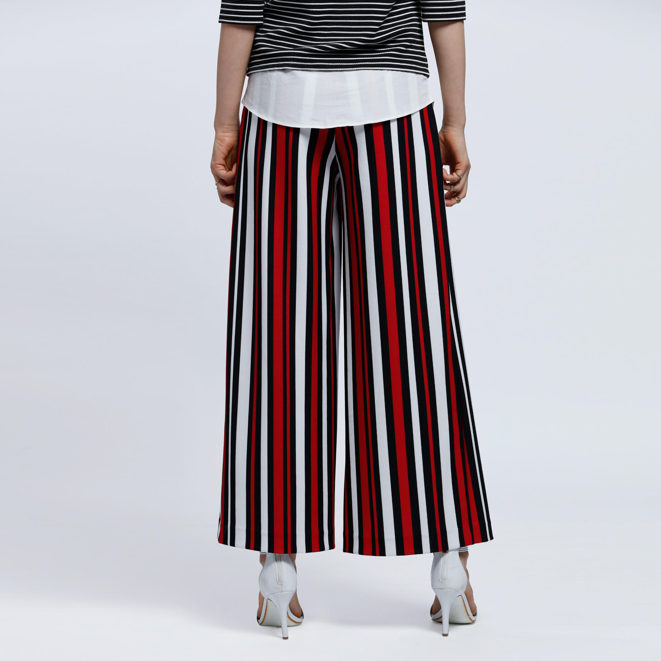 Wide Leg Trousers with Belt-women-clothing-bottoms-trousers-image-2