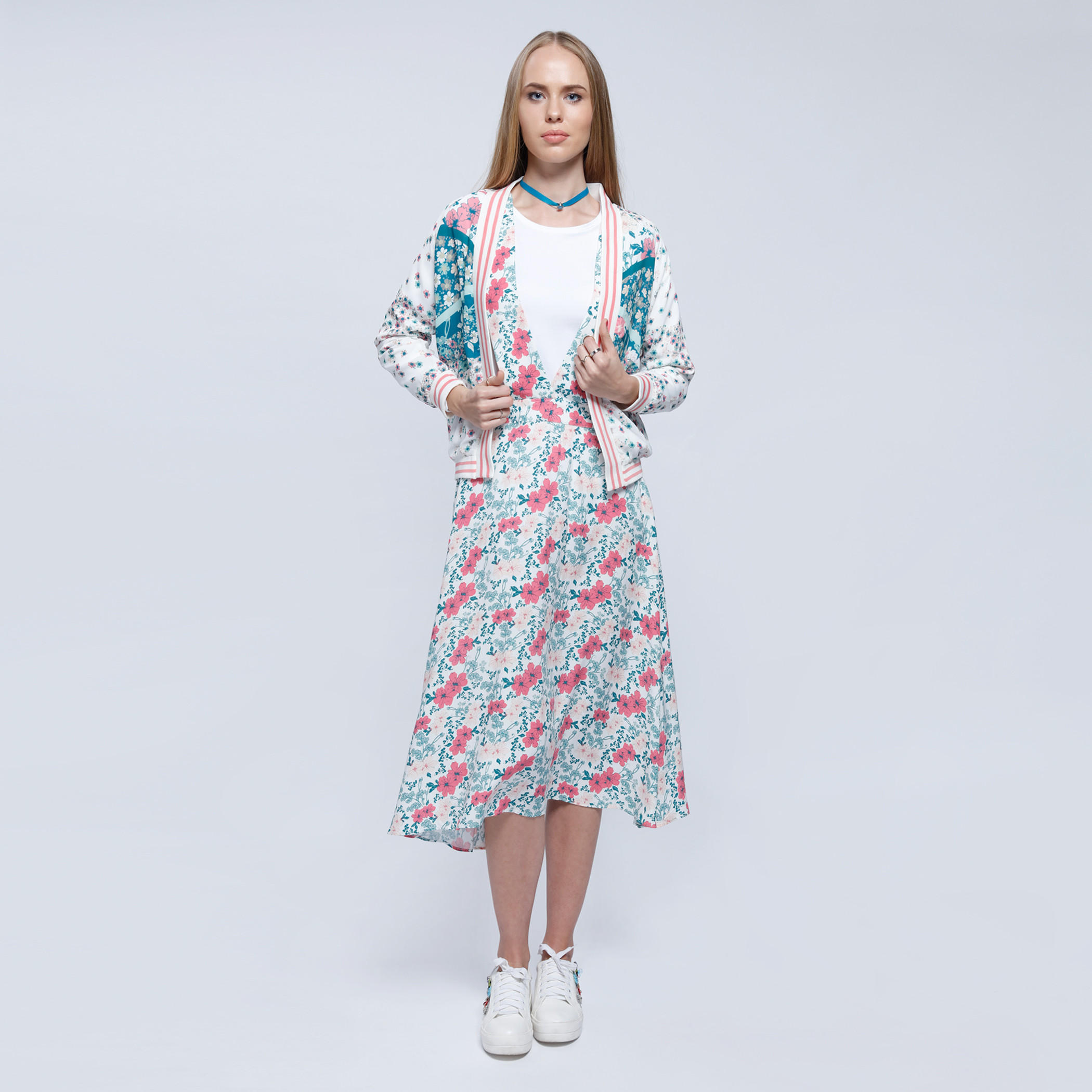 Printed Pinafore Skirt with Asymmetric Hem-women-clothing-bottoms-skirts-image-5