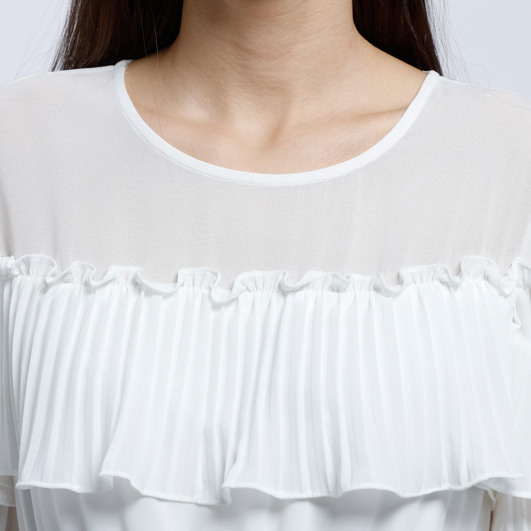 Layered Ruffle Dress Elasticised Waistband-women-clothing-dresses-image-2