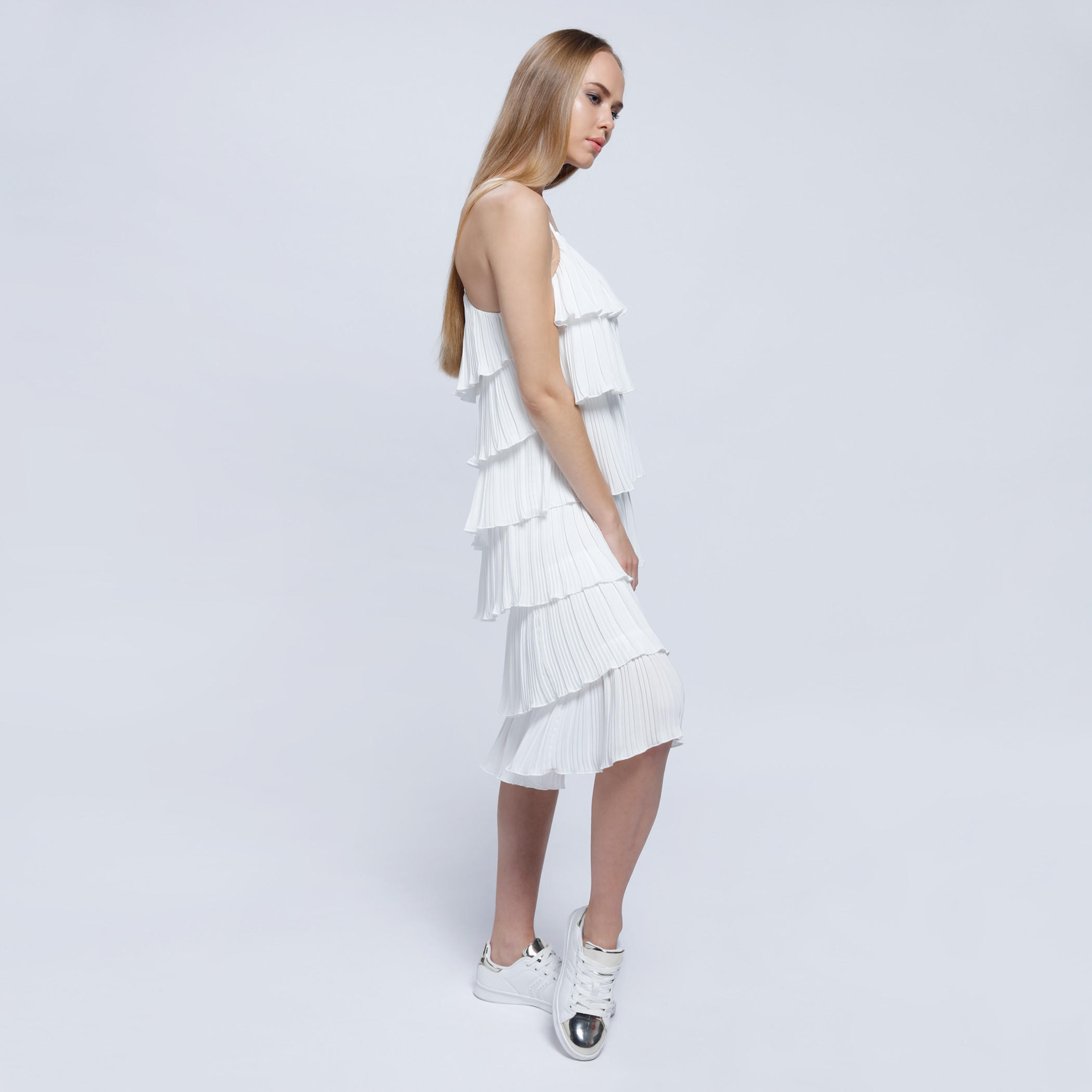 Midi Layer Dress with Spaghetti Strap-women-clothing-dresses-image-3