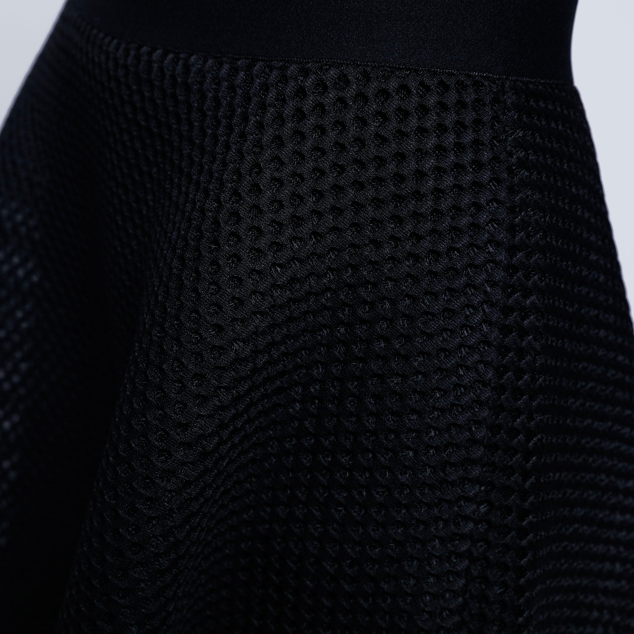 Neoprene Mesh Skirt with Elastic Waistband and Zip Closure-women-clothing-bottoms-skirts-image-4