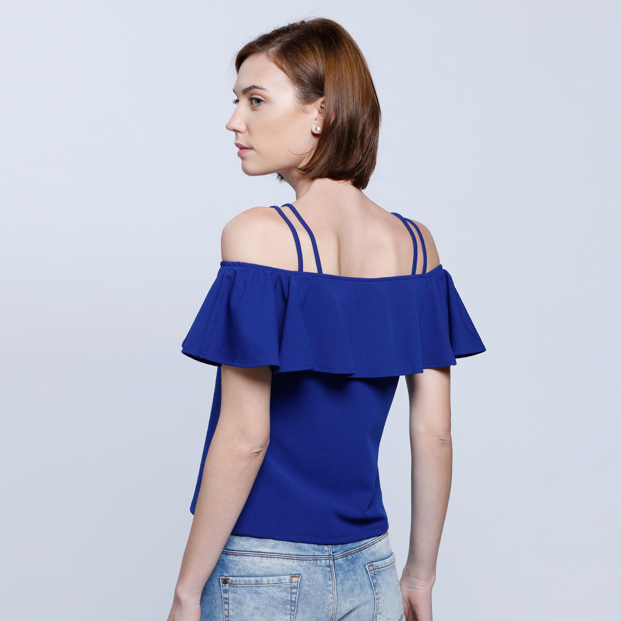 Off Shoulder Top with Dual Straps -women-clothing-shirtsandblouses-blouses-image-4