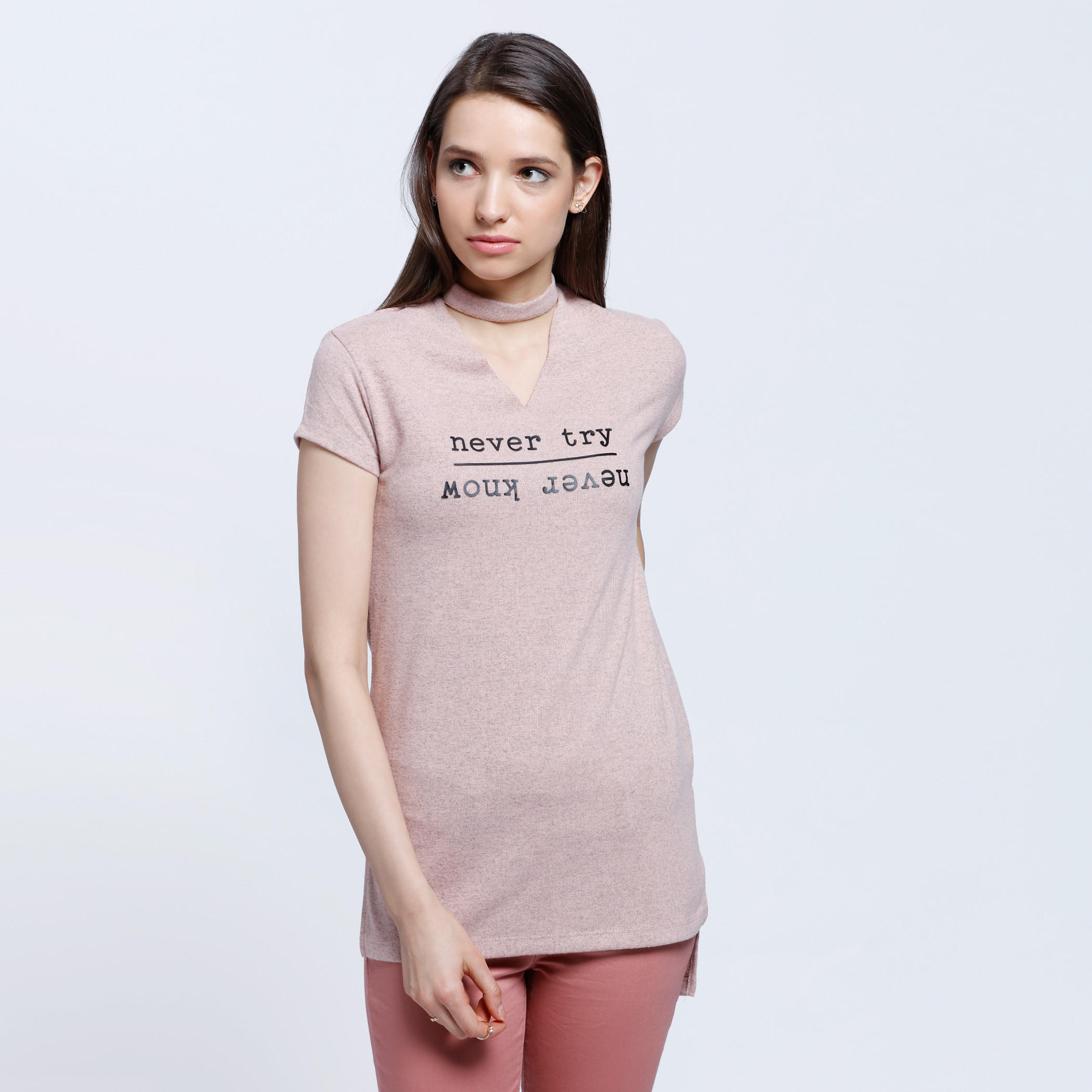 Boxy Top with V-neck Detail-women-clothing-shirtsandblouses-blouses-image-1