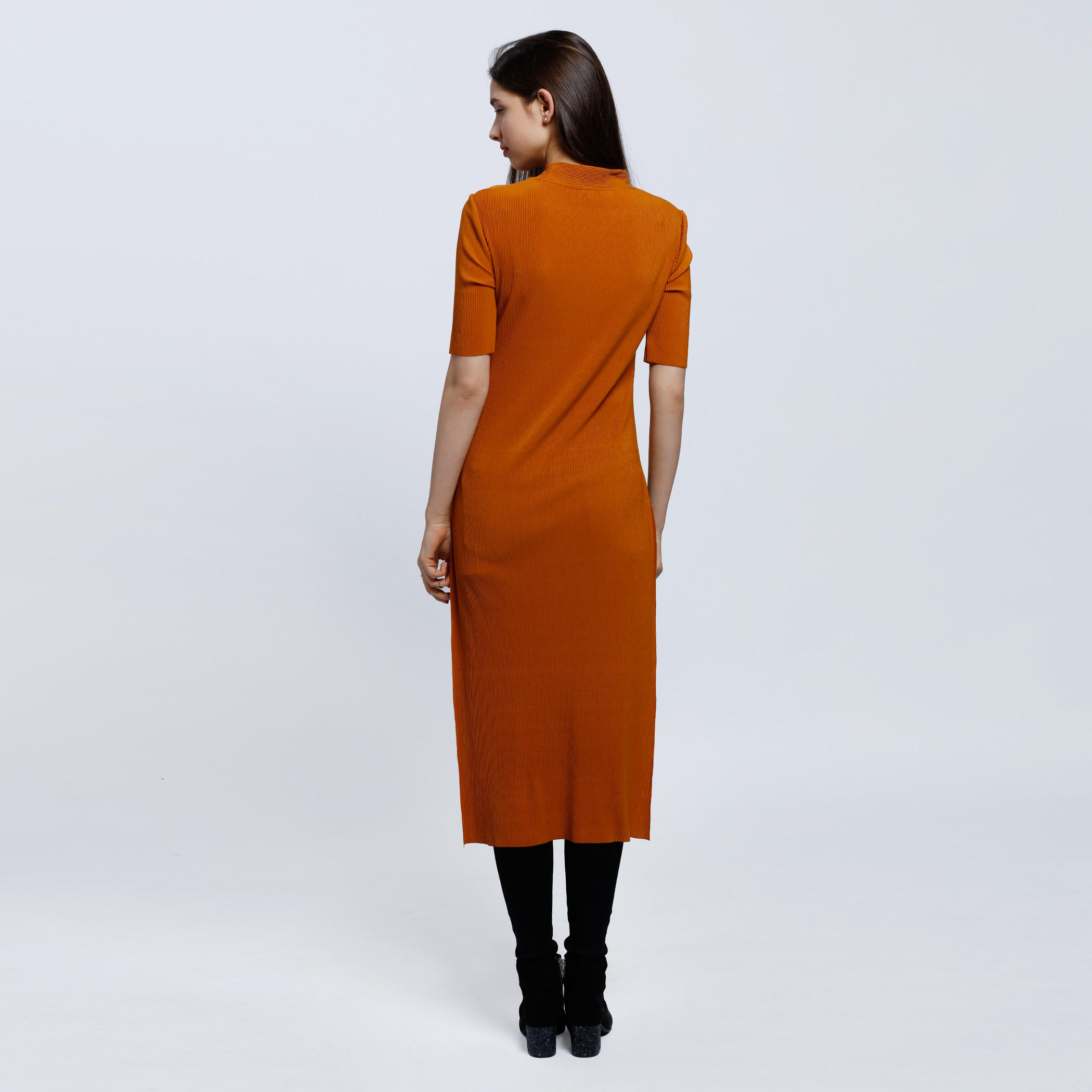 High Neck Tunic Top with Short Sleeves-women-clothing-shirtsandblouses-blouses-image-2