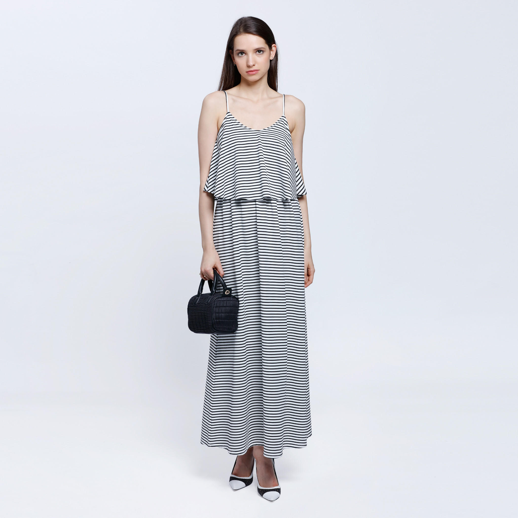 Strappy Double Layer Maxi Dress-women-clothing-dresses-image-4