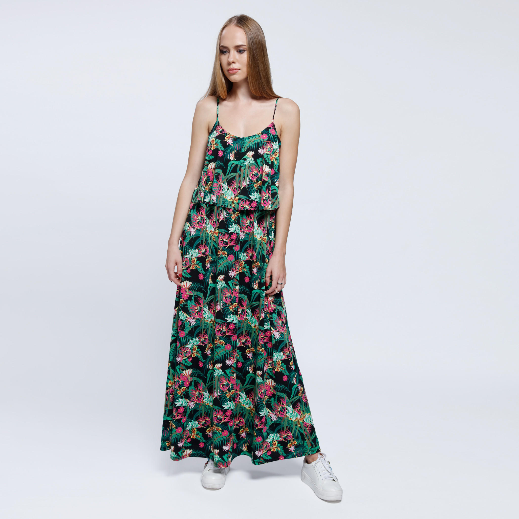 Strappy Double Layer Maxi Dress-women-clothing-dresses-image-8