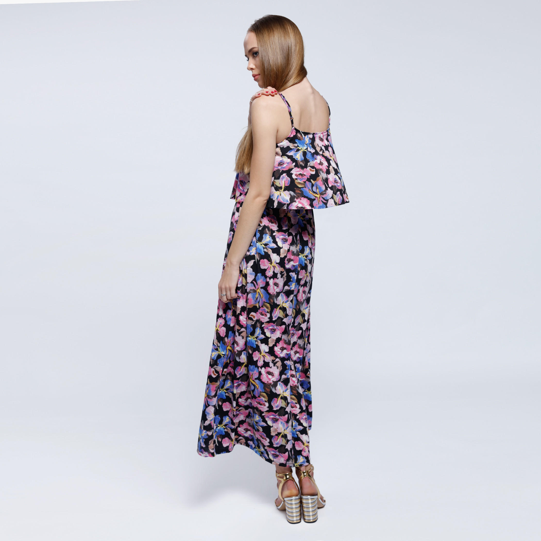 Strappy Double Layer Maxi Dress-women-clothing-dresses-image-3