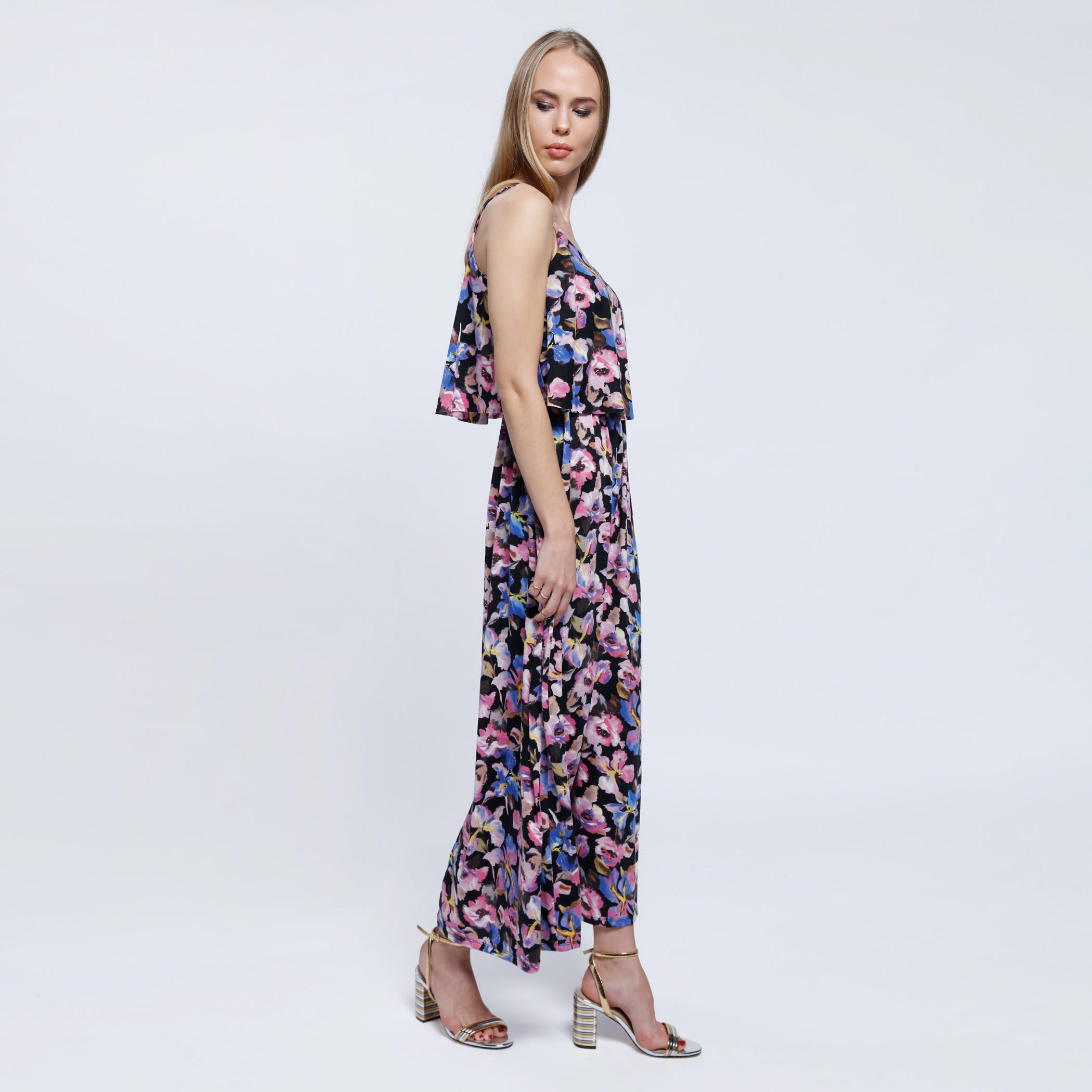 Strappy Double Layer Maxi Dress-women-clothing-dresses-image-2