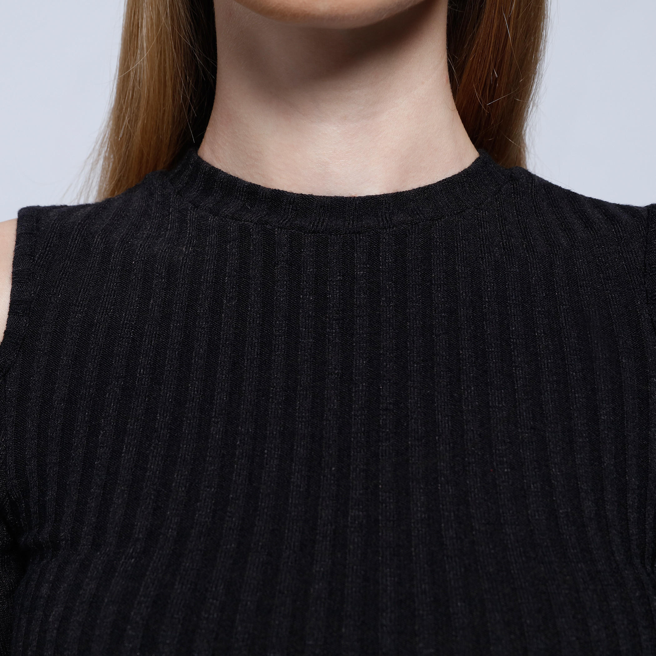 Asymetrical Midi Dress with Cold Shoulders-women-clothing-dresses-image-4
