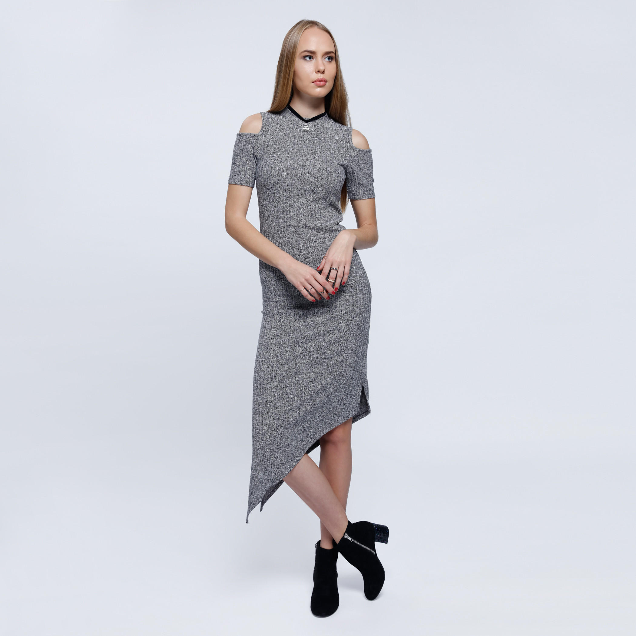 Midi Dress with Cold Shoulders-women-clothing-dresses-image-5