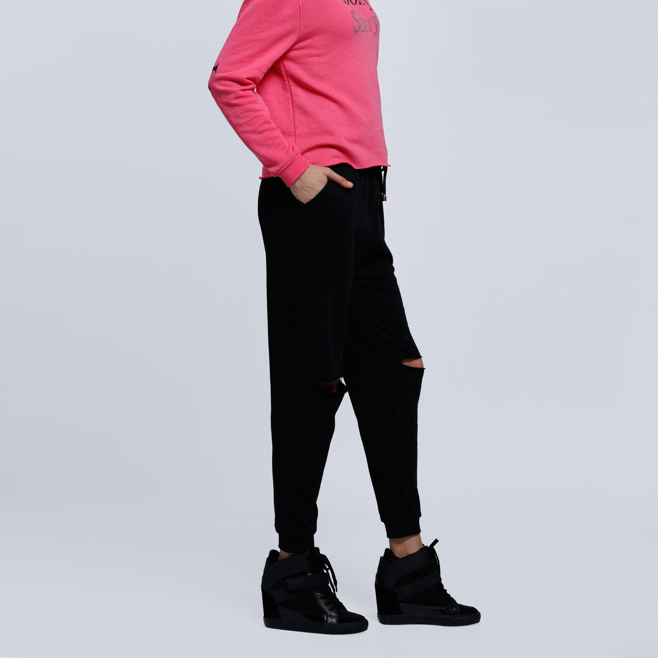 Full Length Joggers with Elasticised Waistband-women-clothing-bottoms-joggers-image-3
