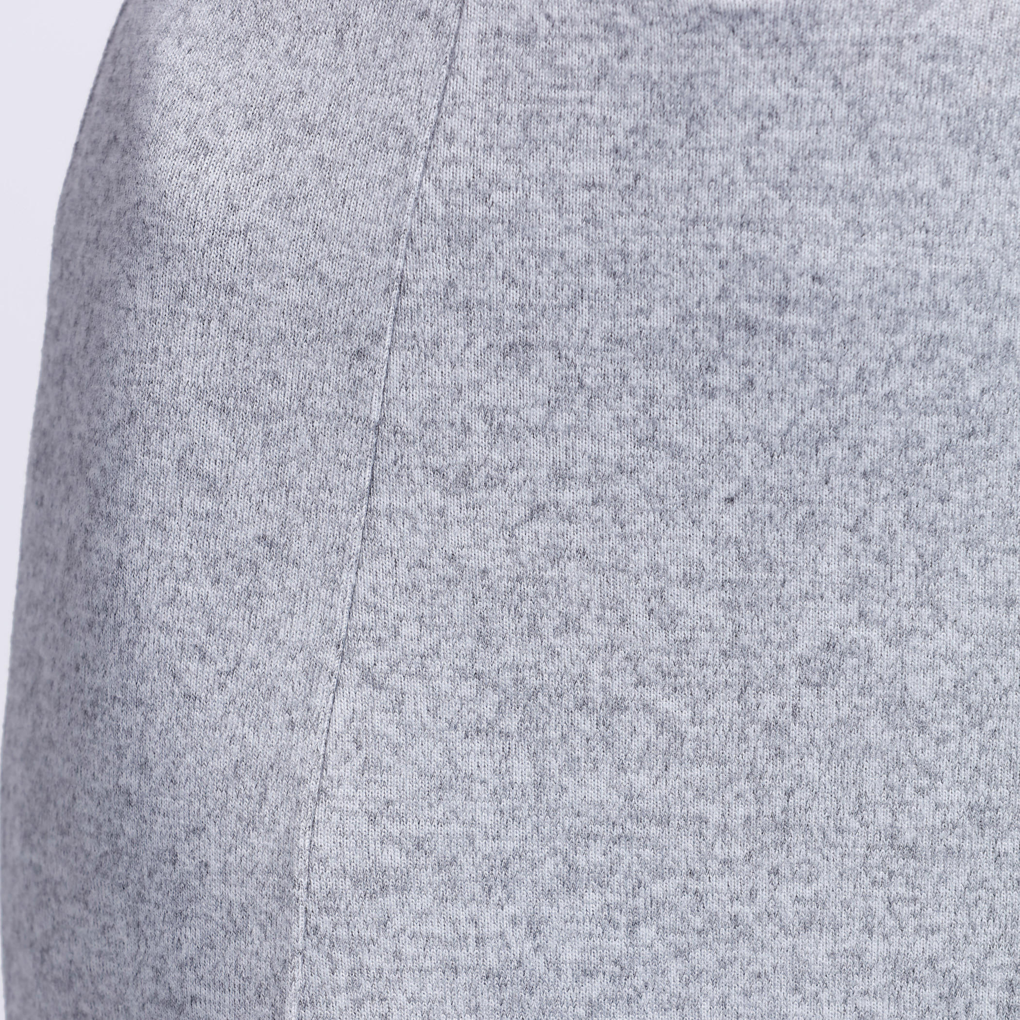 Melange Slit Skirt with Elasticised Waistband-women-clothing-bottoms-skirts-image-4