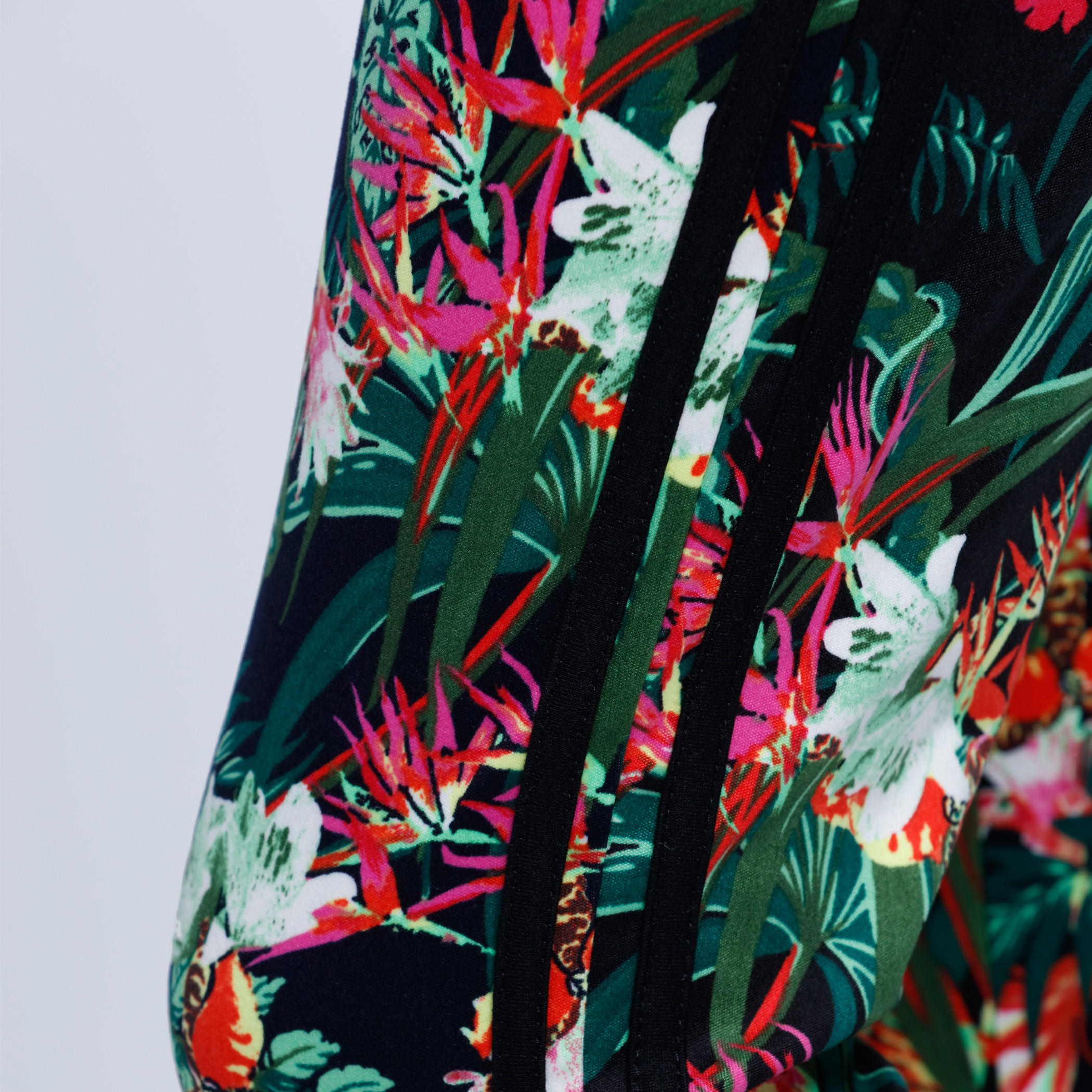 Printed Full Length Leggings with Contrasting Side Panels-women-clothing-bottoms-leggings-image-4
