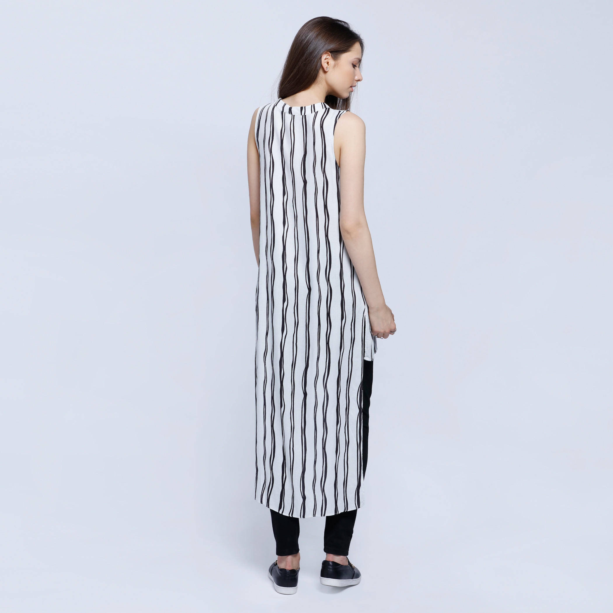 Long Striped Sleeveless Shirt with High-Low Hem-women-clothing-shirtsandblouses-blouses-image-2