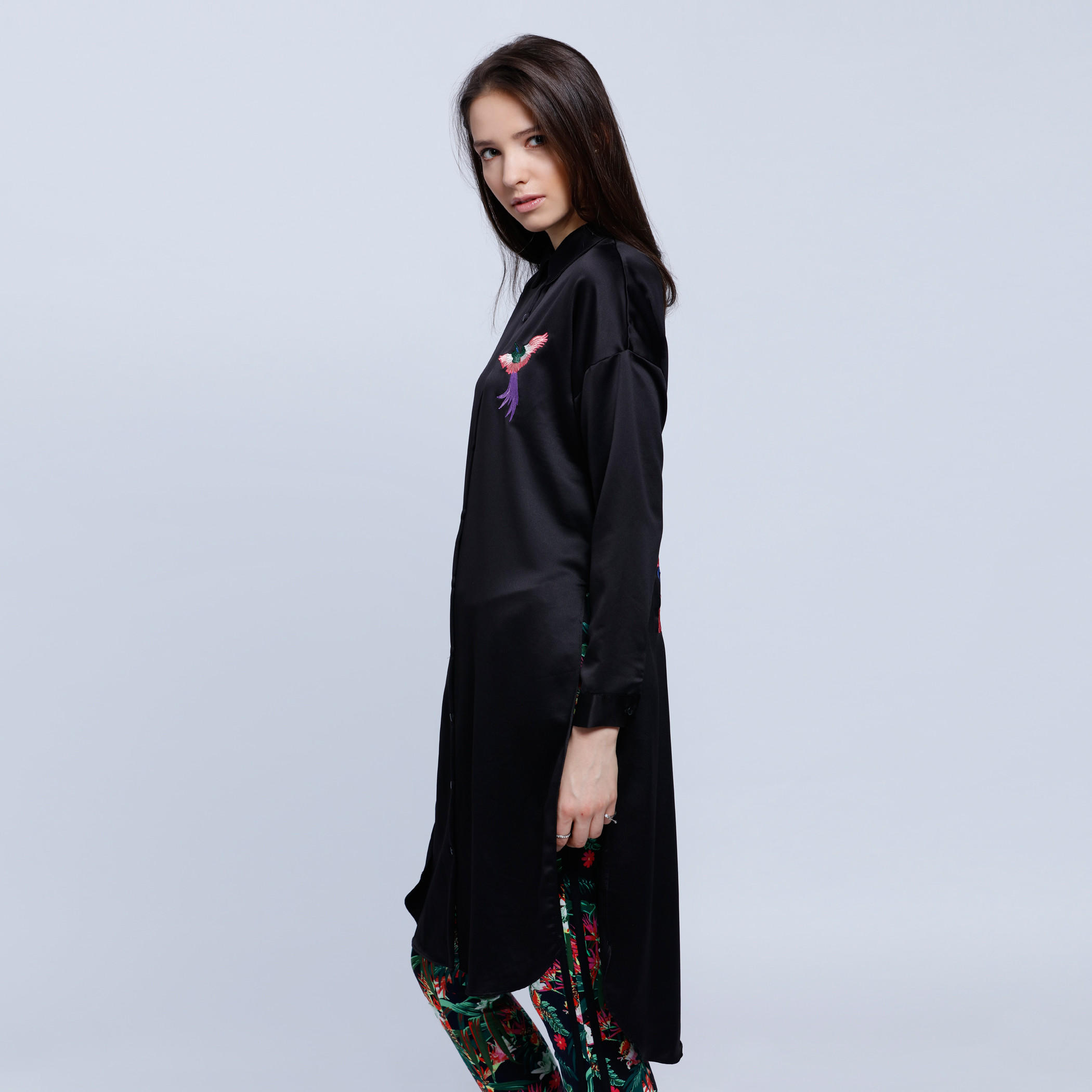 Printed Jacket with Long Sleeves and High-Low Hem-women-winterwear-coatsandjackets-jackets-image-3