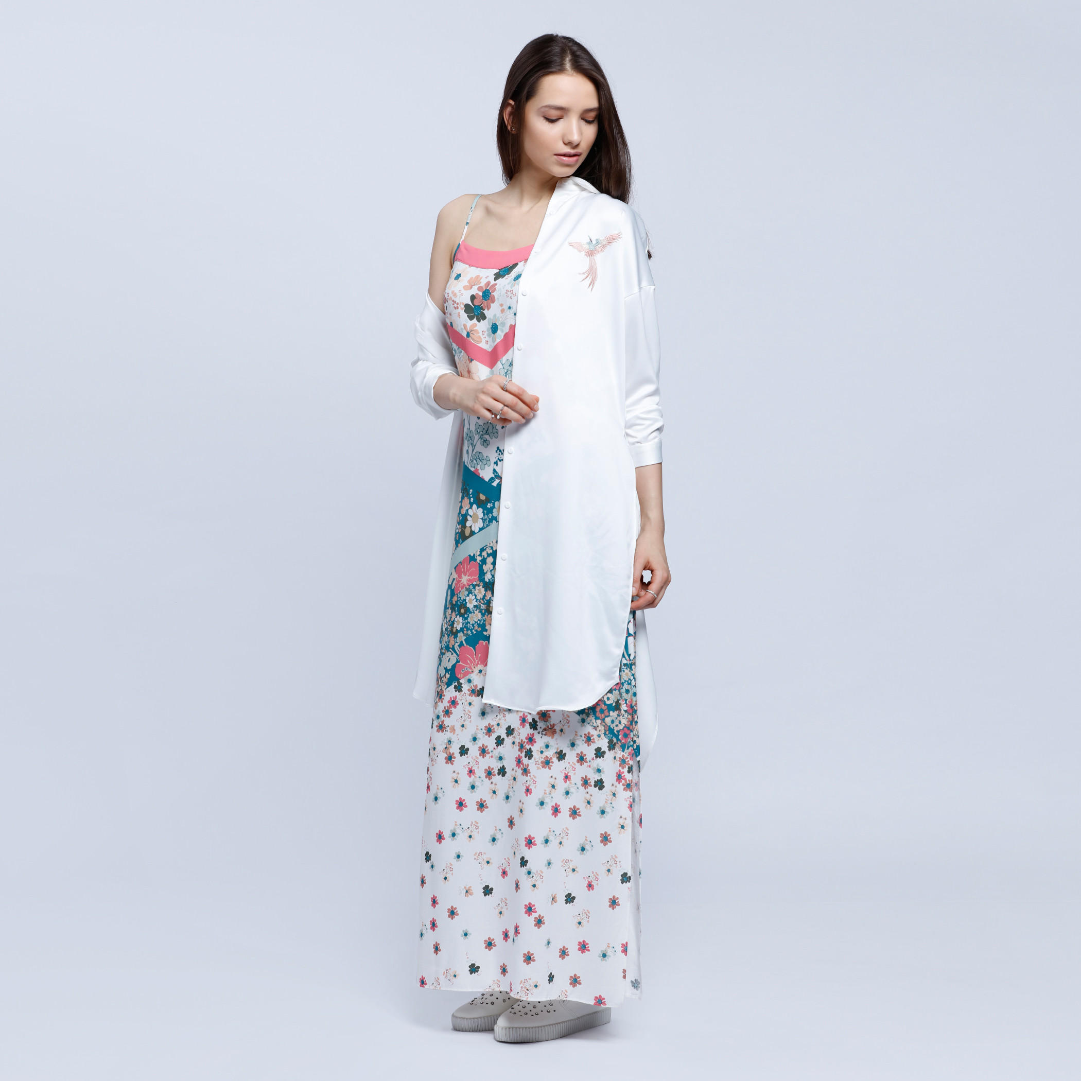 Printed Jacket with Long Sleeves and High-Low Hem-women-winterwear-coatsandjackets-jackets-image-5