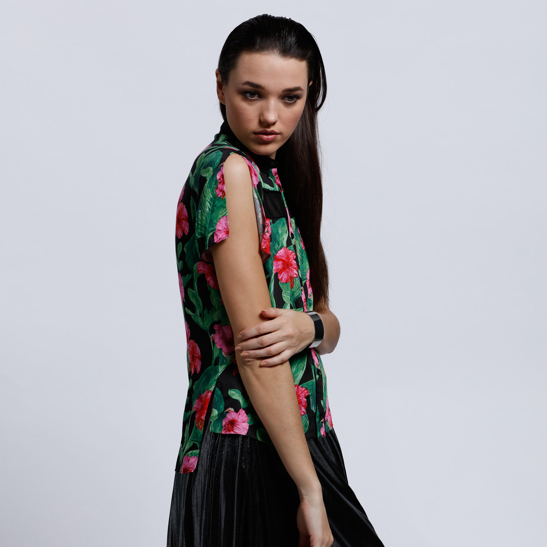 Printed Top with Complete Placket-women-clothing-shirtsandblouses-blouses-image-3