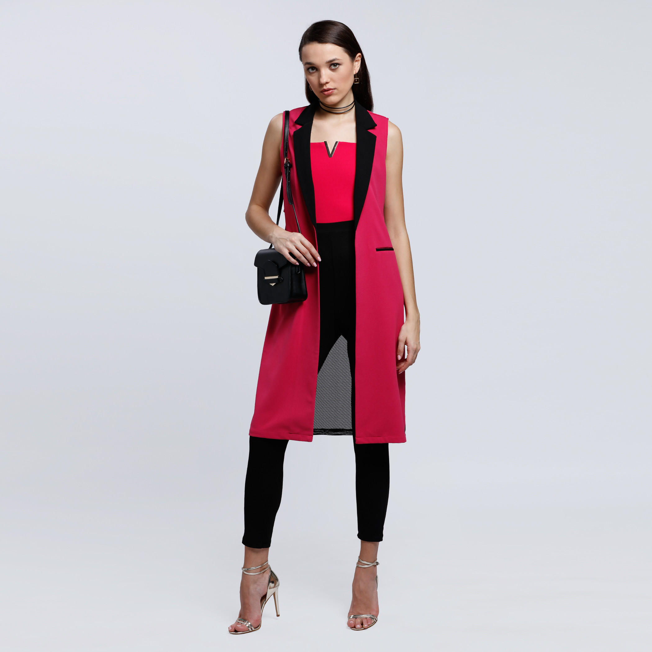 Sleeveless Midi Jacket-women-winterwear-coatsandjackets-jackets-image-1