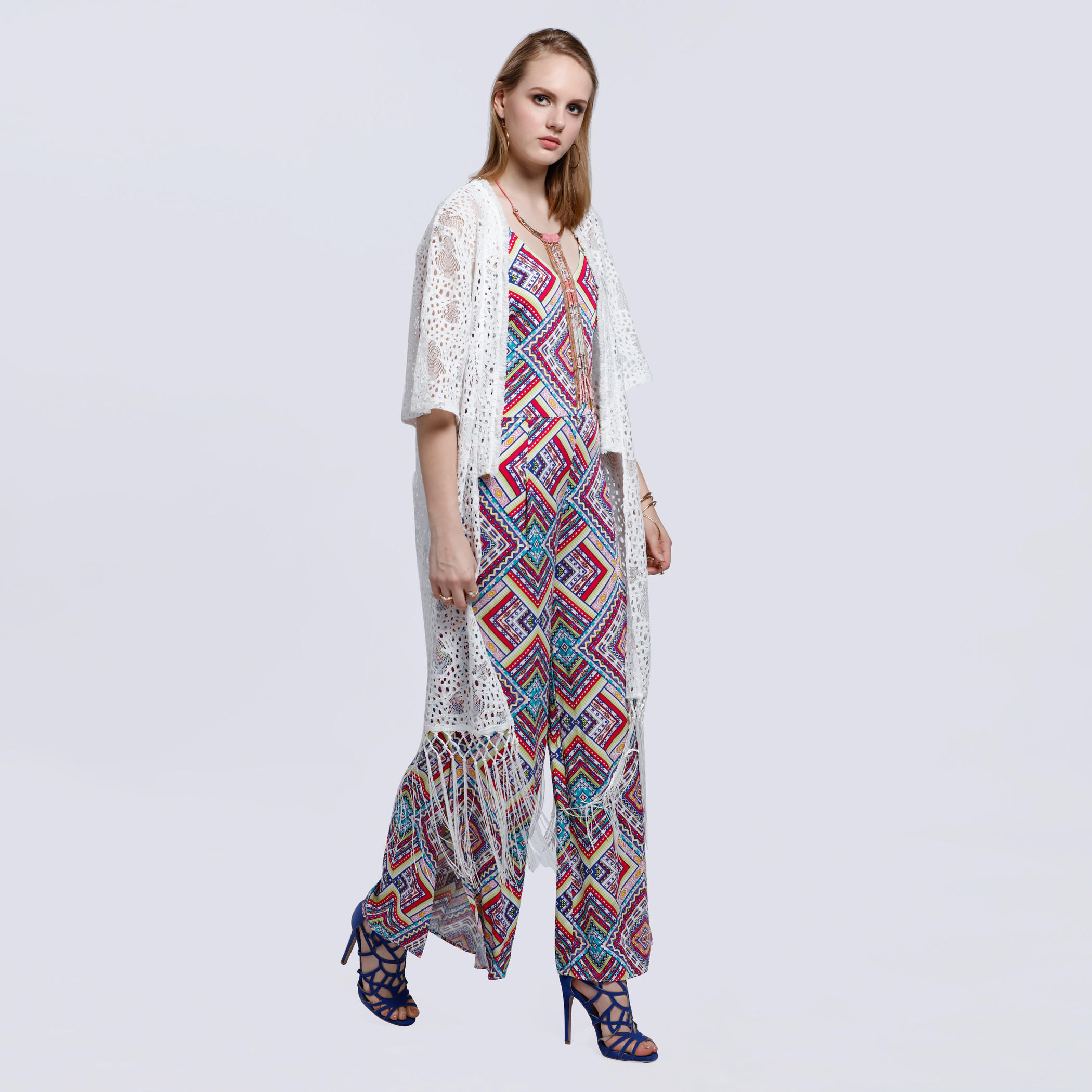 3/4 Sleeves Lace Shrug with Open Front-women-winterwear-cardigansandjumpers-cardigans-image-5