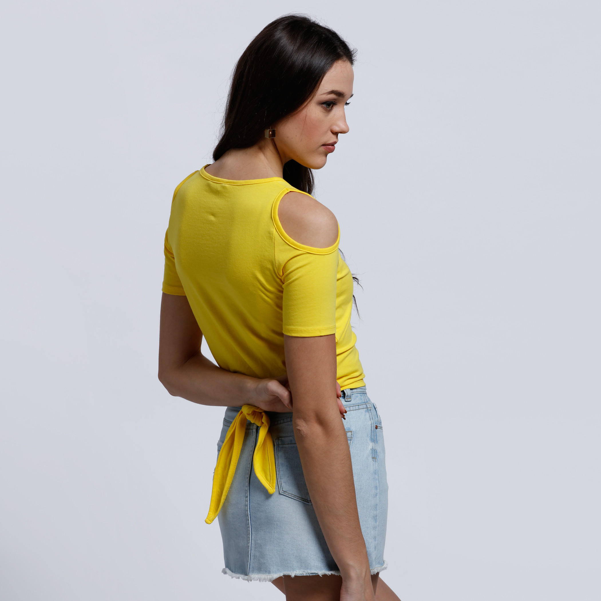 Cold Shoulder Top with Round Neck-women-clothing-shirtsandblouses-blouses-image-2