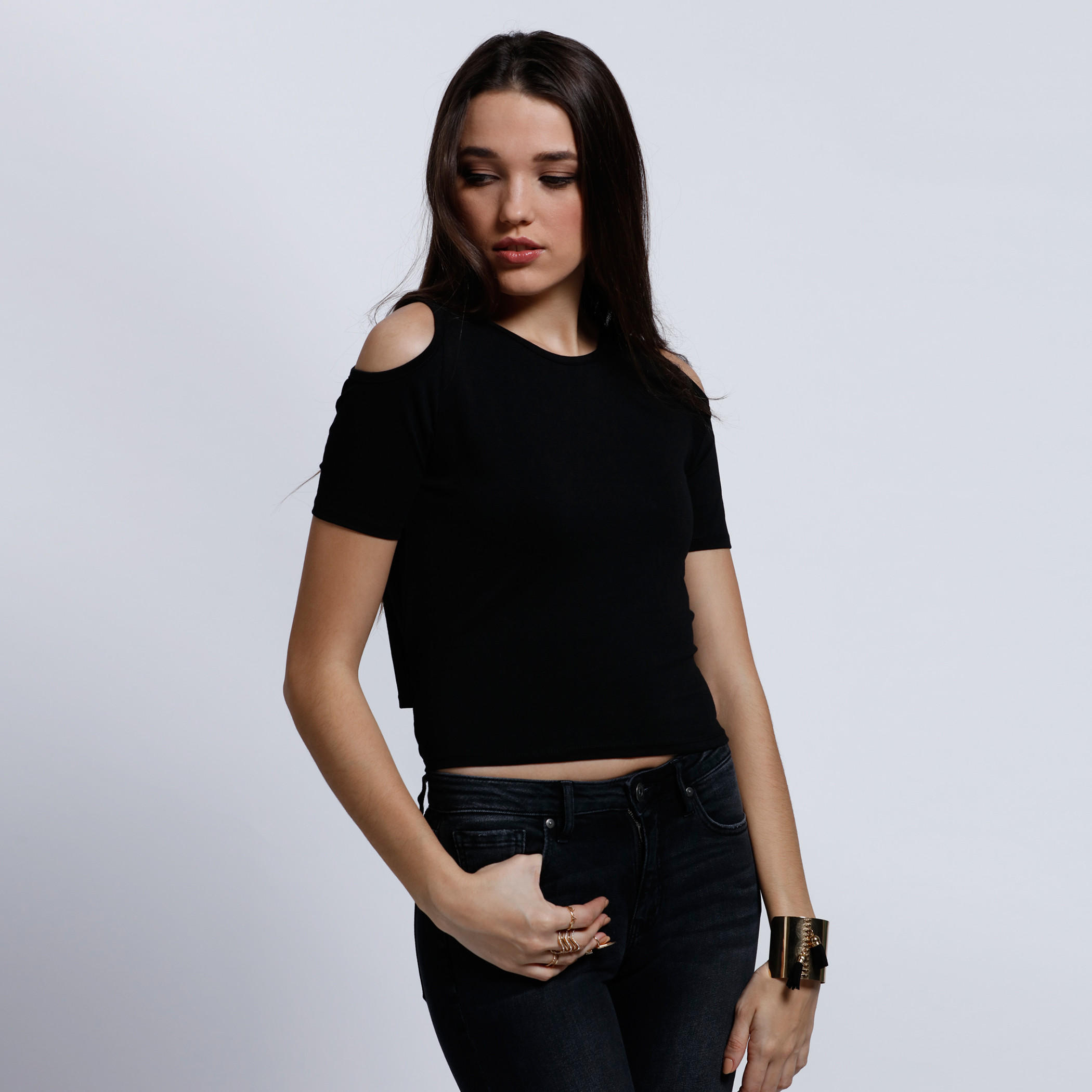 Cold Shoulder Top with Round Neck-women-clothing-shirtsandblouses-blouses-image-5