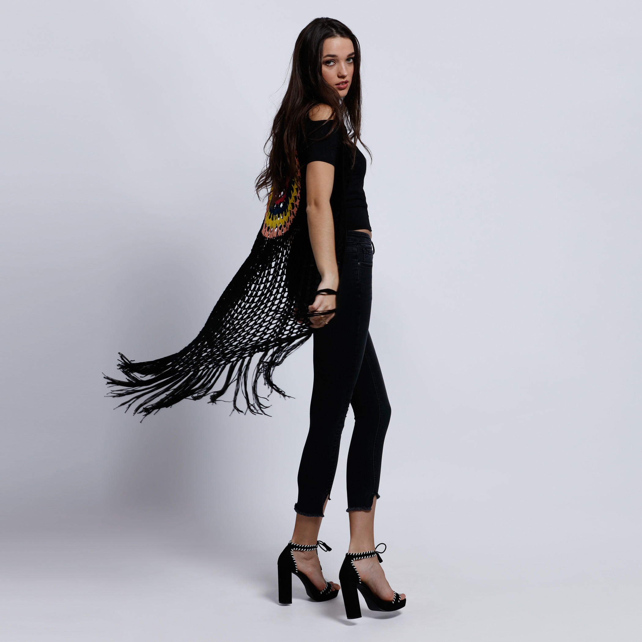 Cold Shoulder Top with Round Neck-women-clothing-shirtsandblouses-blouses-image-1