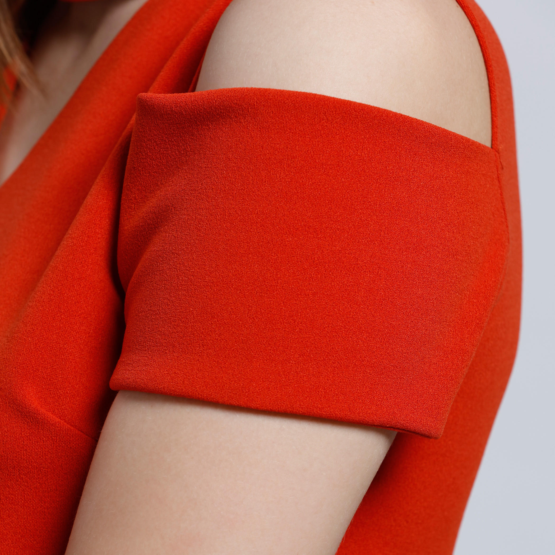 Cold Shoulders Dress with Mid Length-women-clothing-dresses-image-4