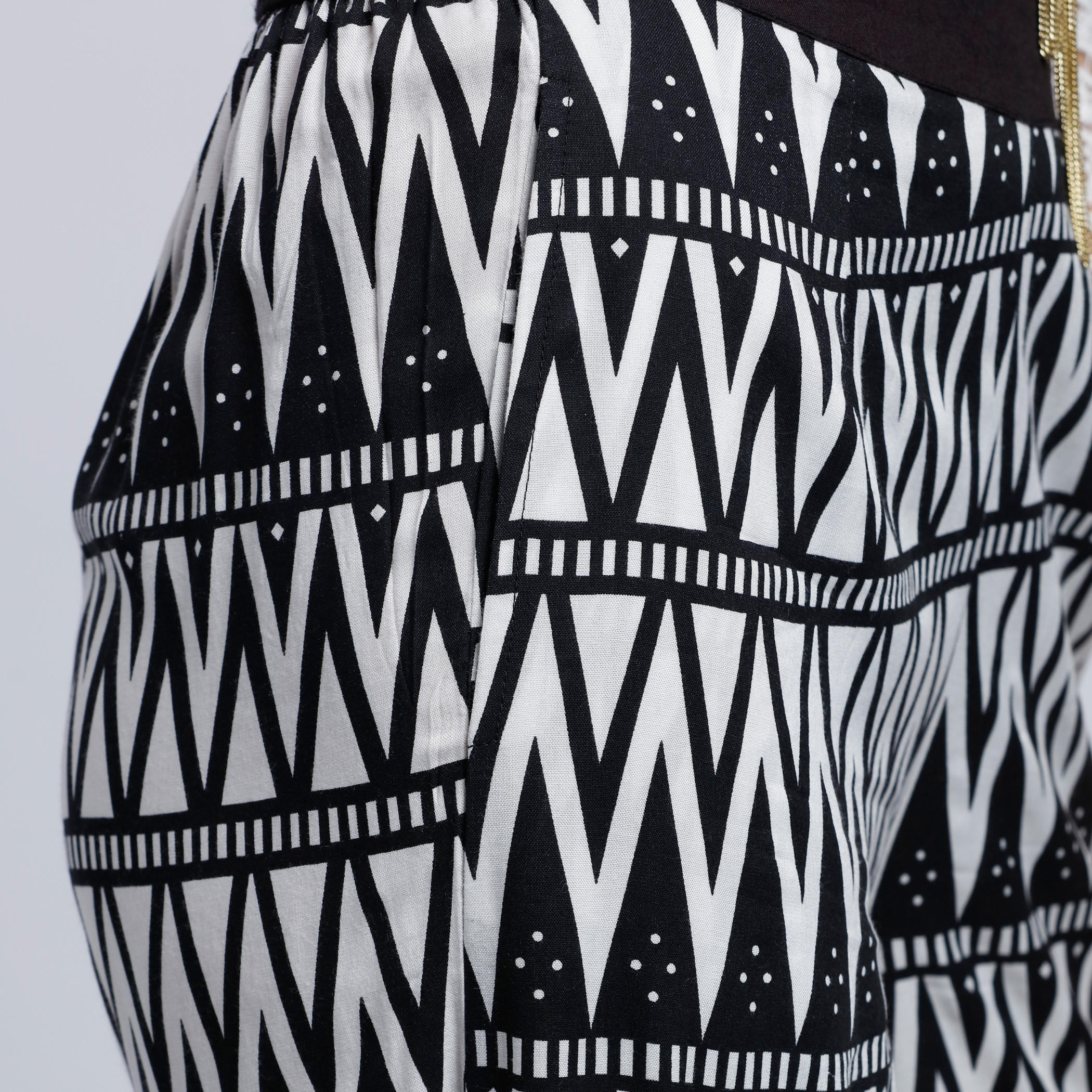 Printed Palazzo Pants with Elasticised Waistband -women-clothing-bottoms-trousers-image-2