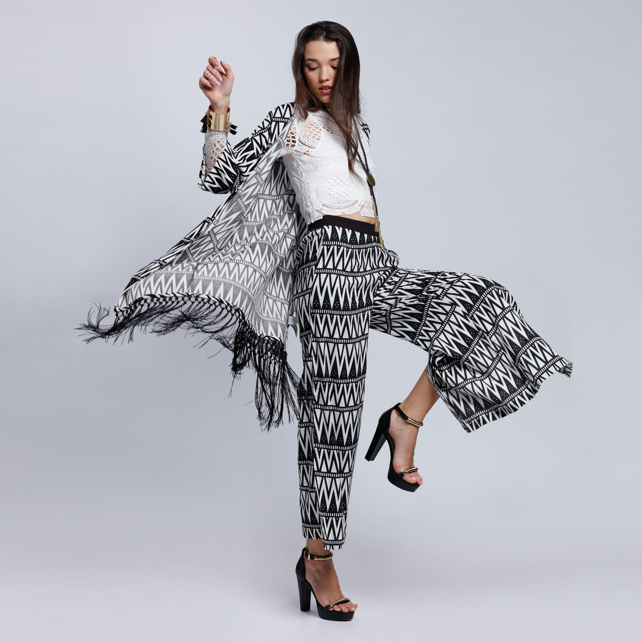 Printed Palazzo Pants with Elasticised Waistband -women-clothing-bottoms-trousers-image-1
