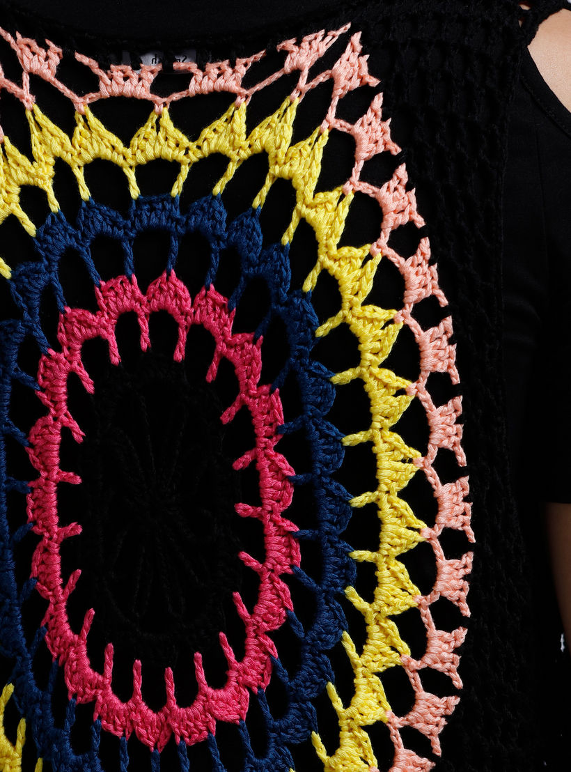 Crochet Shrug with Tassels-women-winterwear-cardigansandjumpers-cardigans-image-2