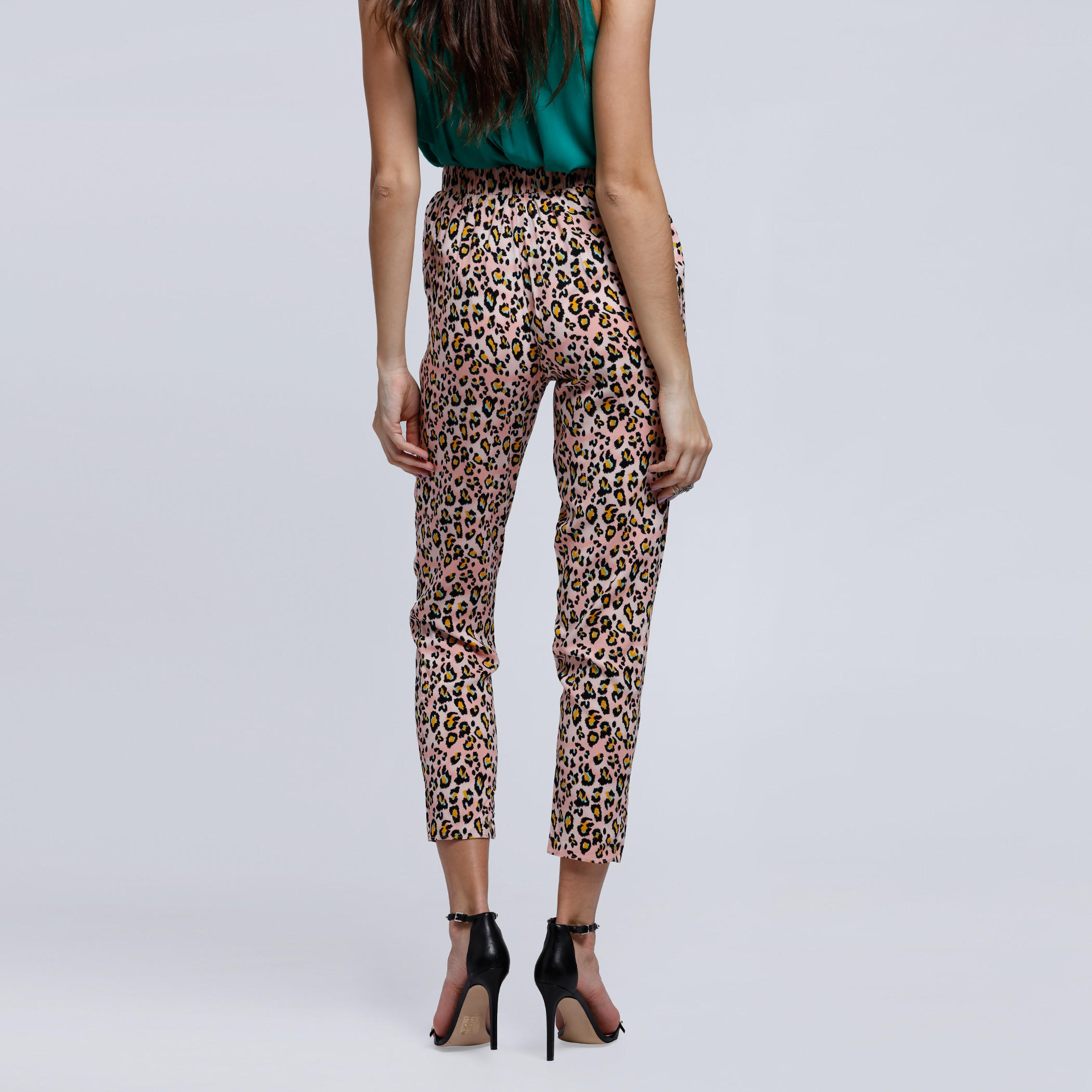 Printed Full length Pants with Elasticised Waistband-women-clothing-bottoms-trousers-image-4