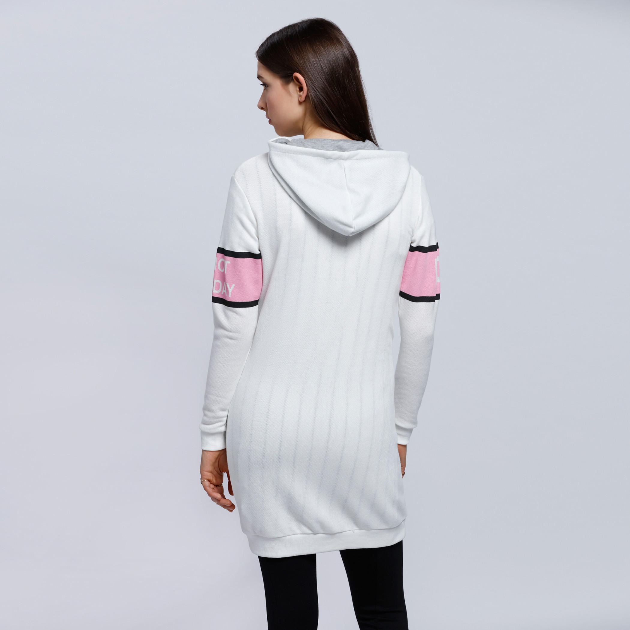 Hooded Bomber Jacket with Zip Closure and Long Sleeves-women-winterwear-coatsandjackets-jackets-image-2