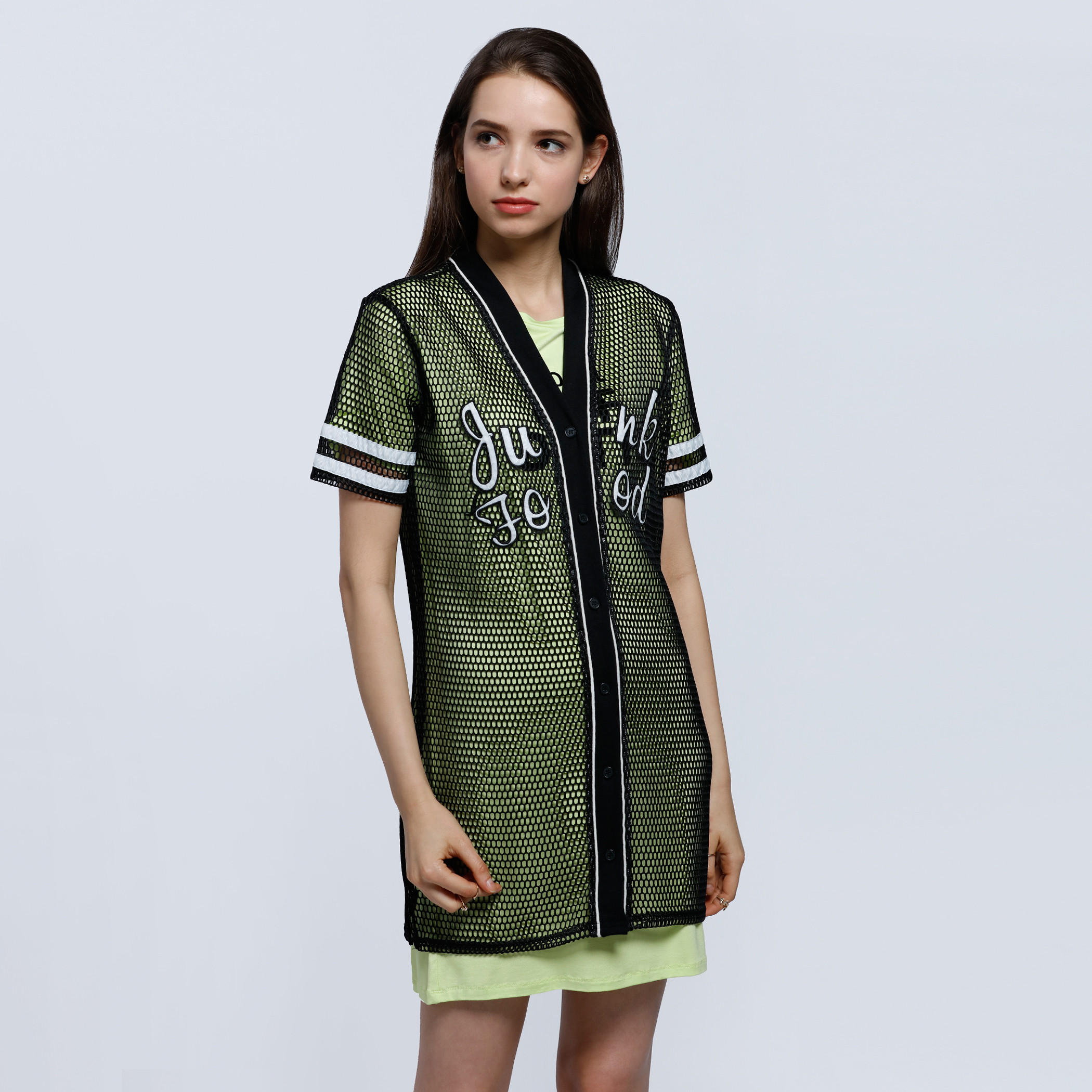 Mesh Short Sleeves Jacket-women-winterwear-coatsandjackets-jackets-image-1