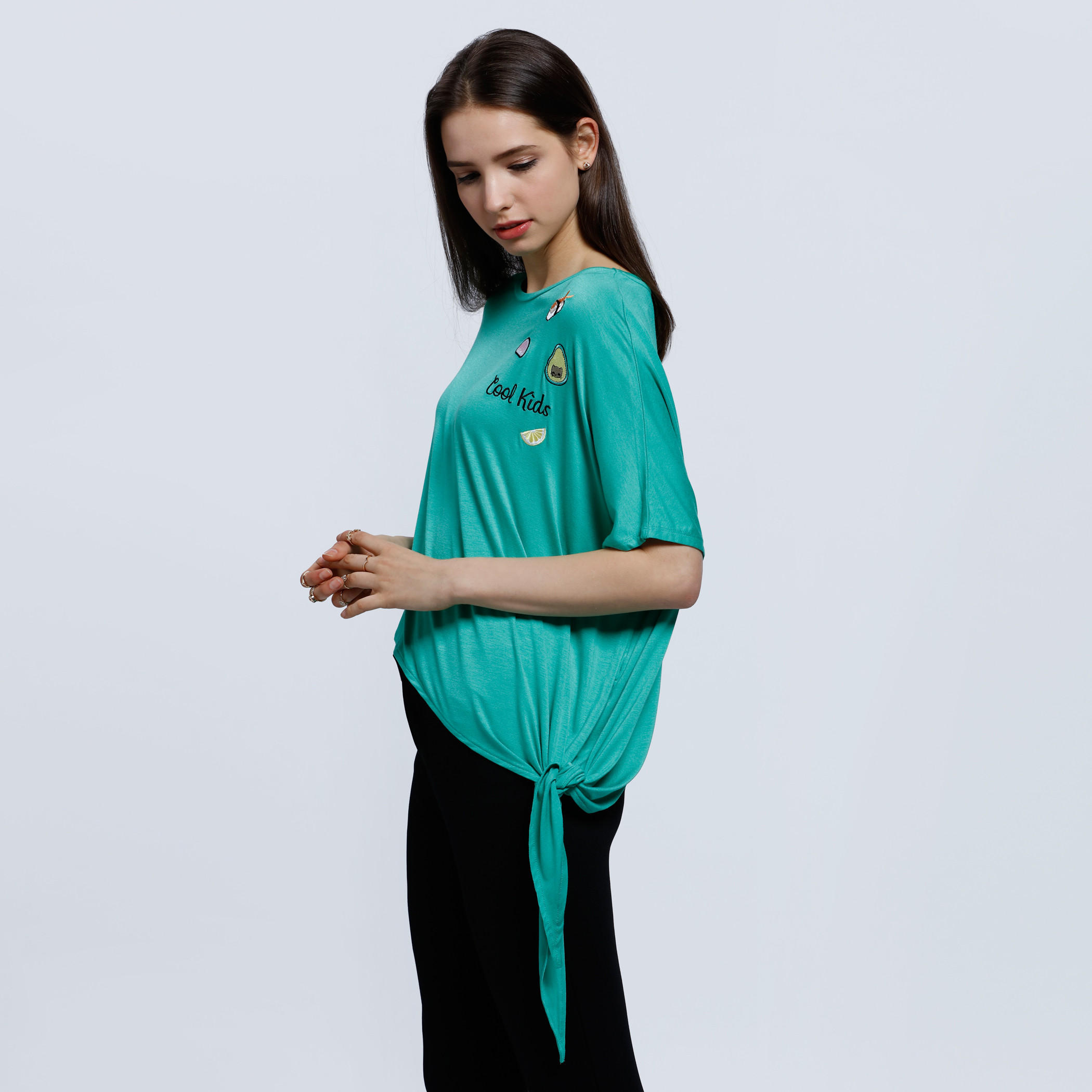 Printed Short Sleeves Bossy Top-women-clothing-shirtsandblouses-blouses-image-3