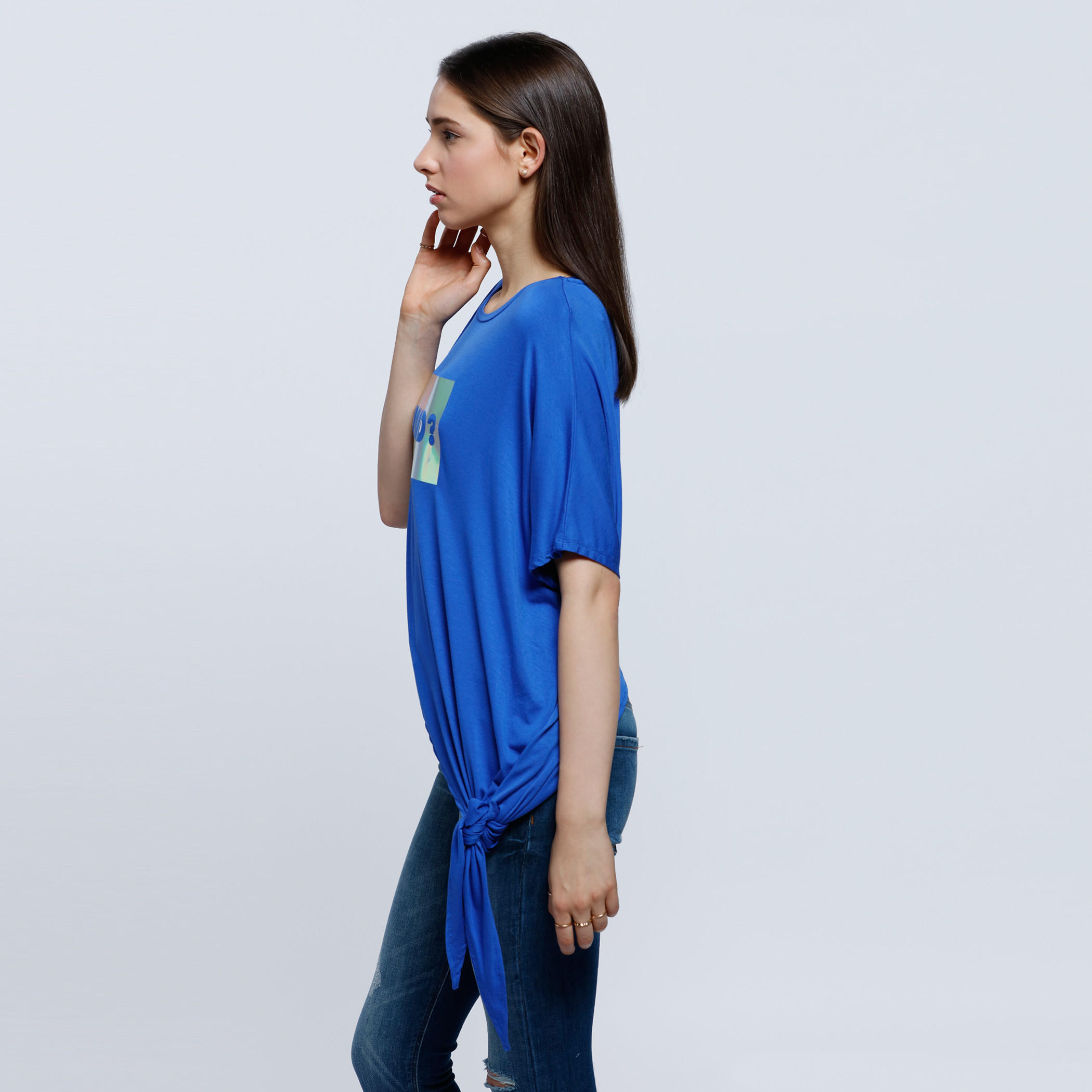 Graphic Print Side Tie Box Top-women-clothing-shirtsandblouses-blouses-image-3