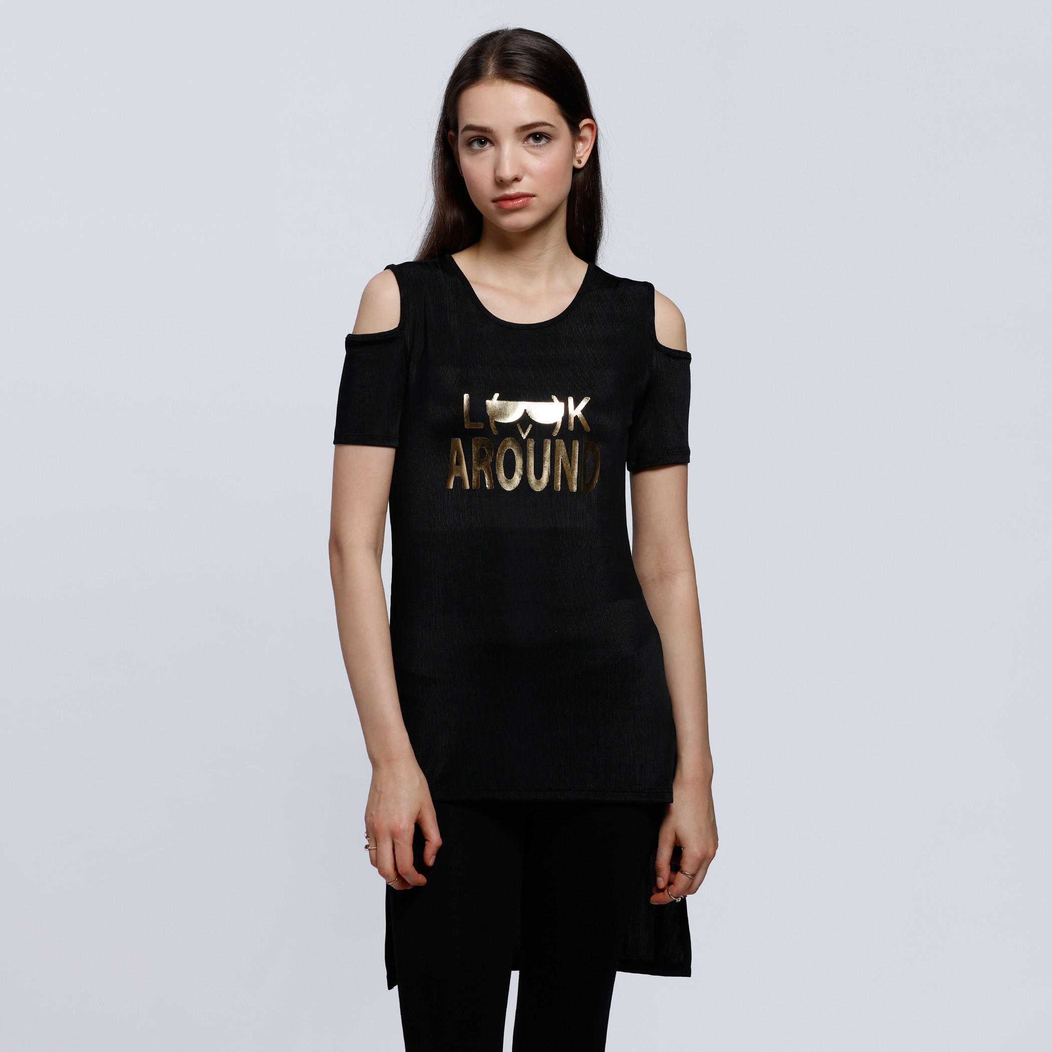 Printed Top with Round Neck and Cold Shoulders-women-clothing-shirtsandblouses-blouses-image-5