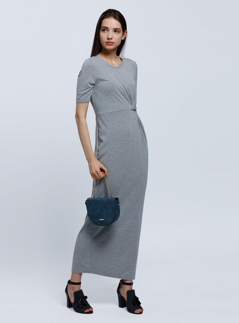 Maxi Dress with Short Sleeves-women-clothing-dresses-image-1
