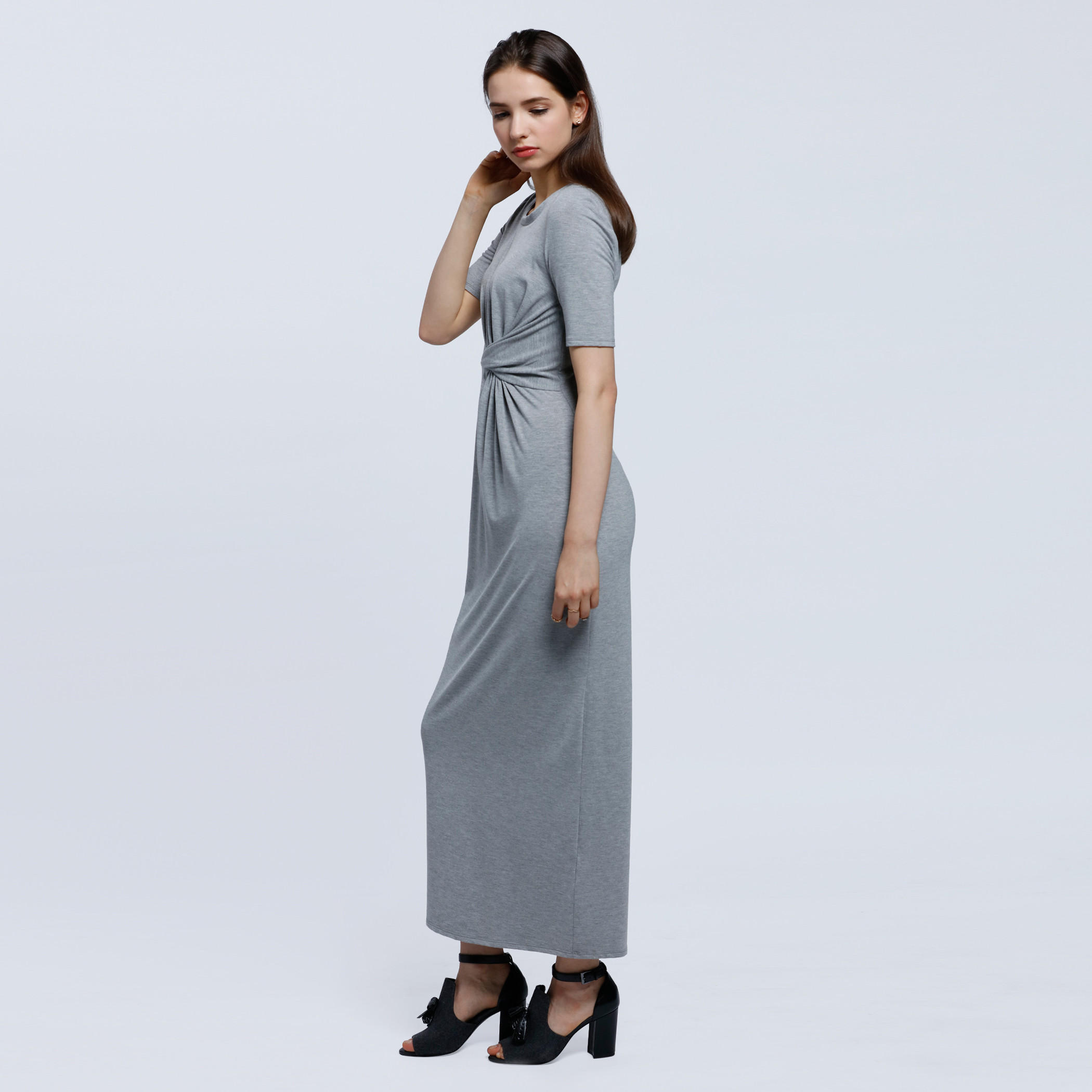 Maxi Dress with Short Sleeves-women-clothing-dresses-image-3