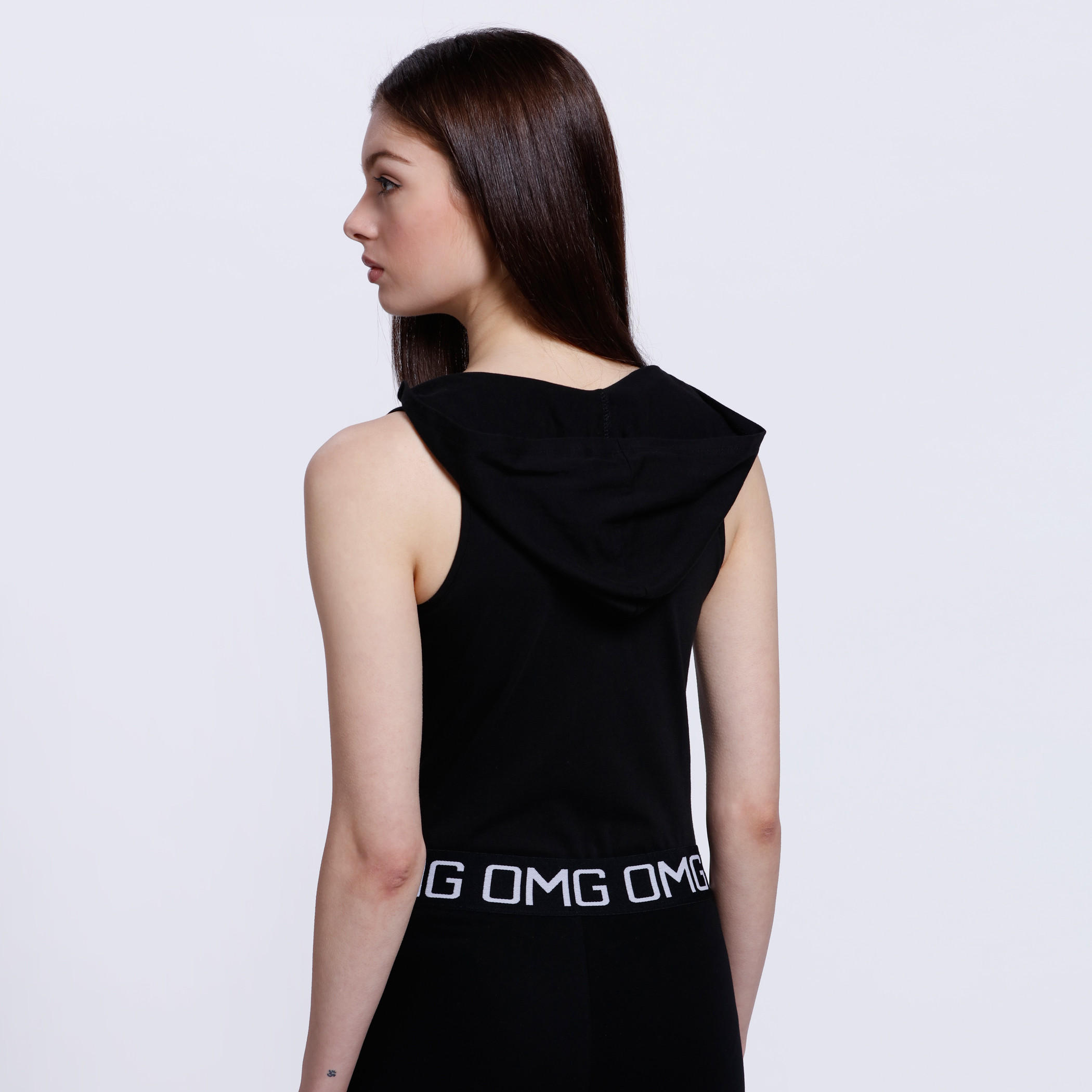 Sleeveless T-Shirt with Text Print-women-clothing-tshirts-image-4