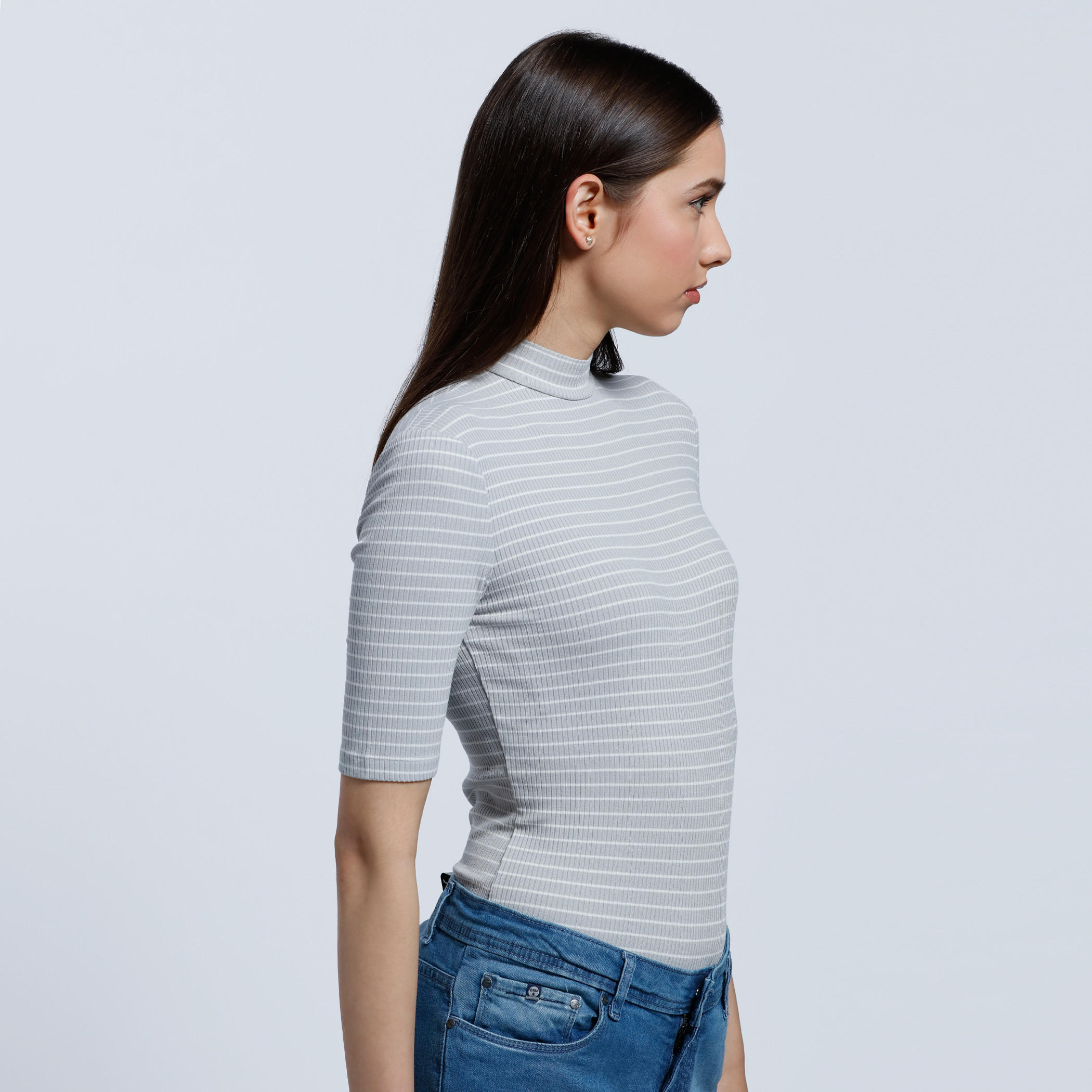 Striped Bodysuit with Short Sleeves-women-clothing-shirtsandblouses-blouses-image-3
