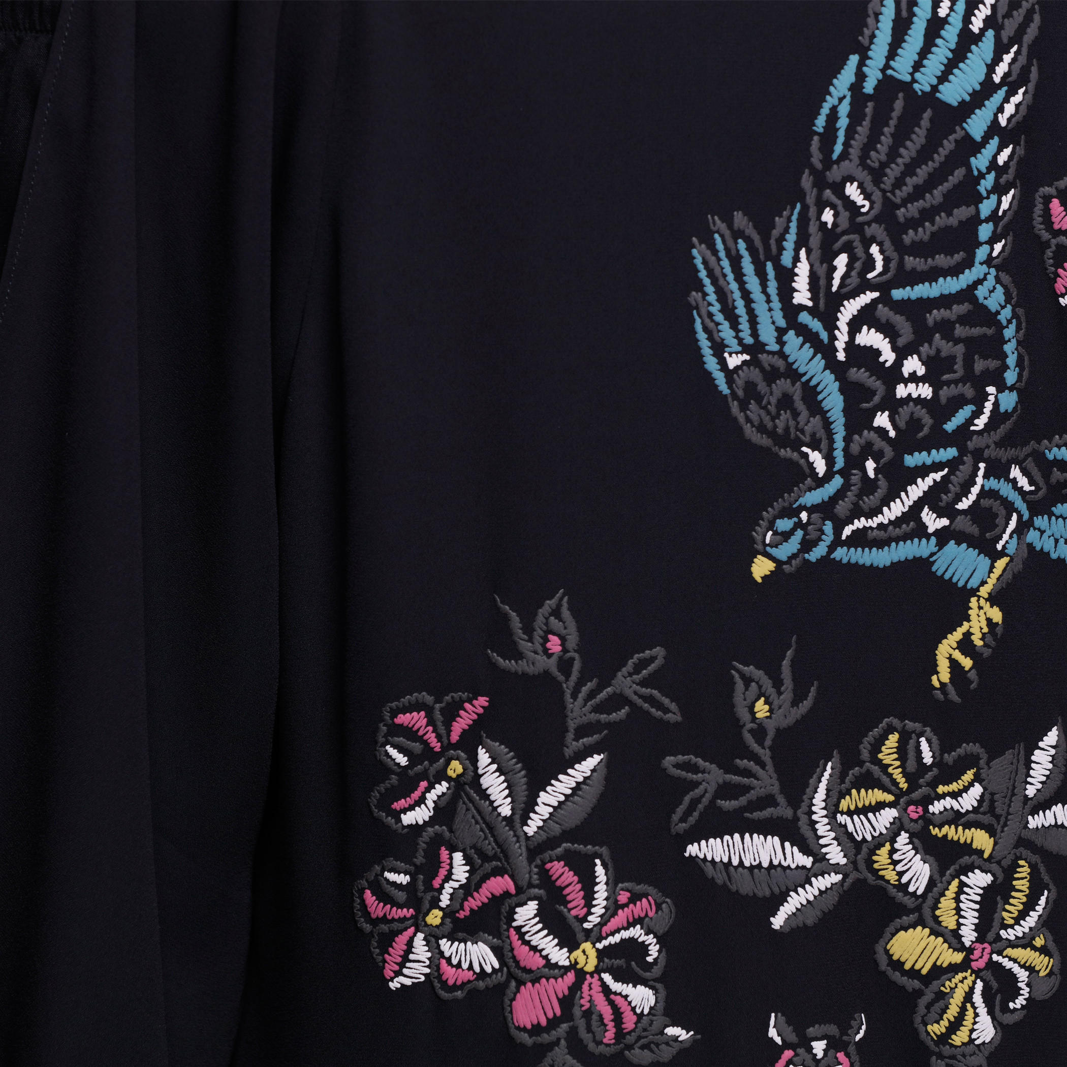 Tassel Dress with Embroidery and V-Neck-women-clothing-shirtsandblouses-blouses-image-4