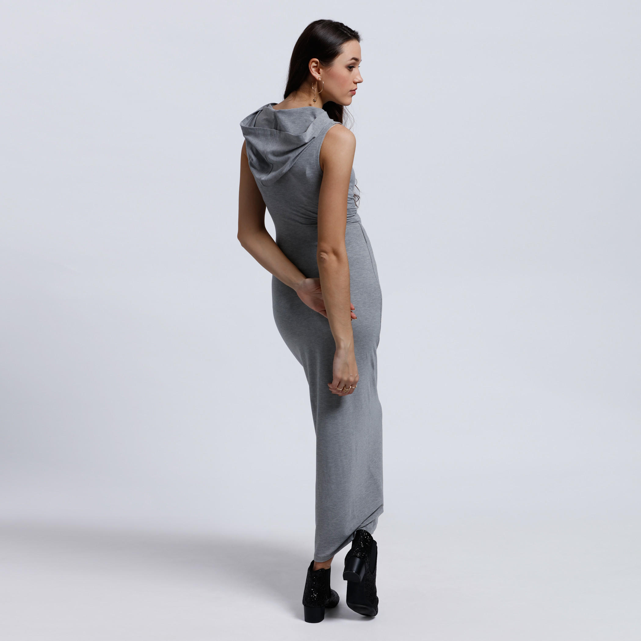 Sleeveless Maxi Dress with Hood -women-clothing-dresses-image-2