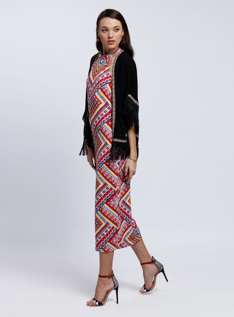 Printed Bodycon Dress with Halter Neck-women-clothing-dresses-image-1
