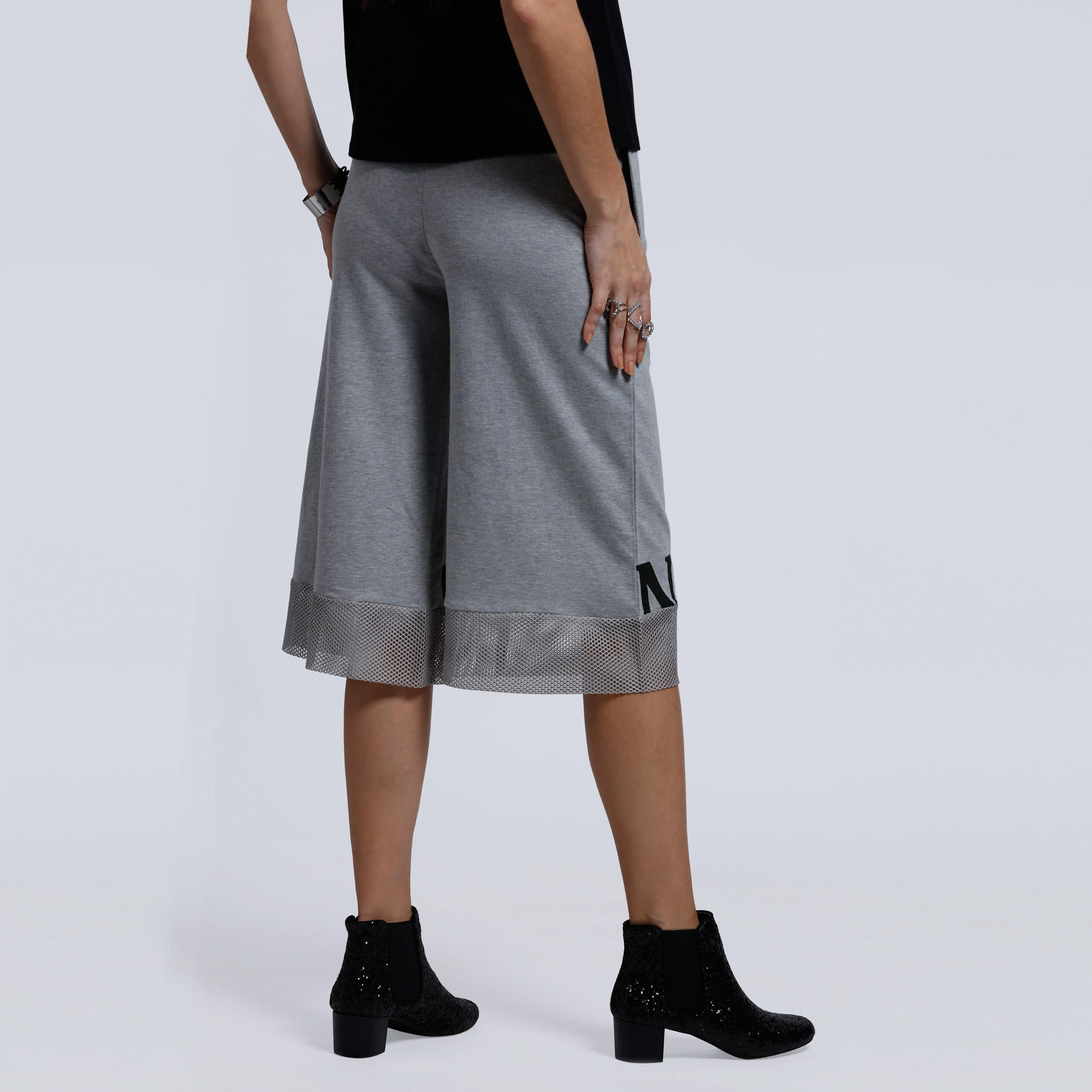 Printed Culottes with Mesh Panels-women-clothing-bottoms-trousers-image-2